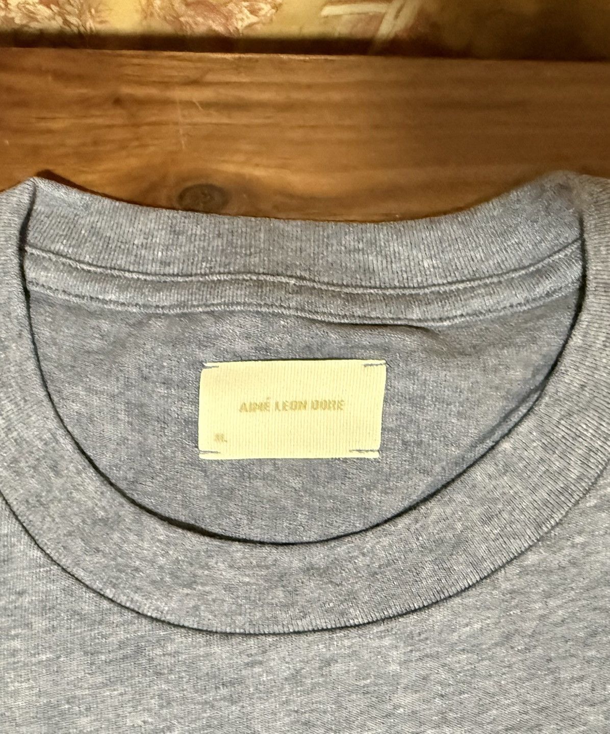 Aime Leon Dore Aime Leon Dore ALD Blue Melange Uniform Tee Logo Size XL Size US XL / EU 56 / 4 - 5 Thumbnail