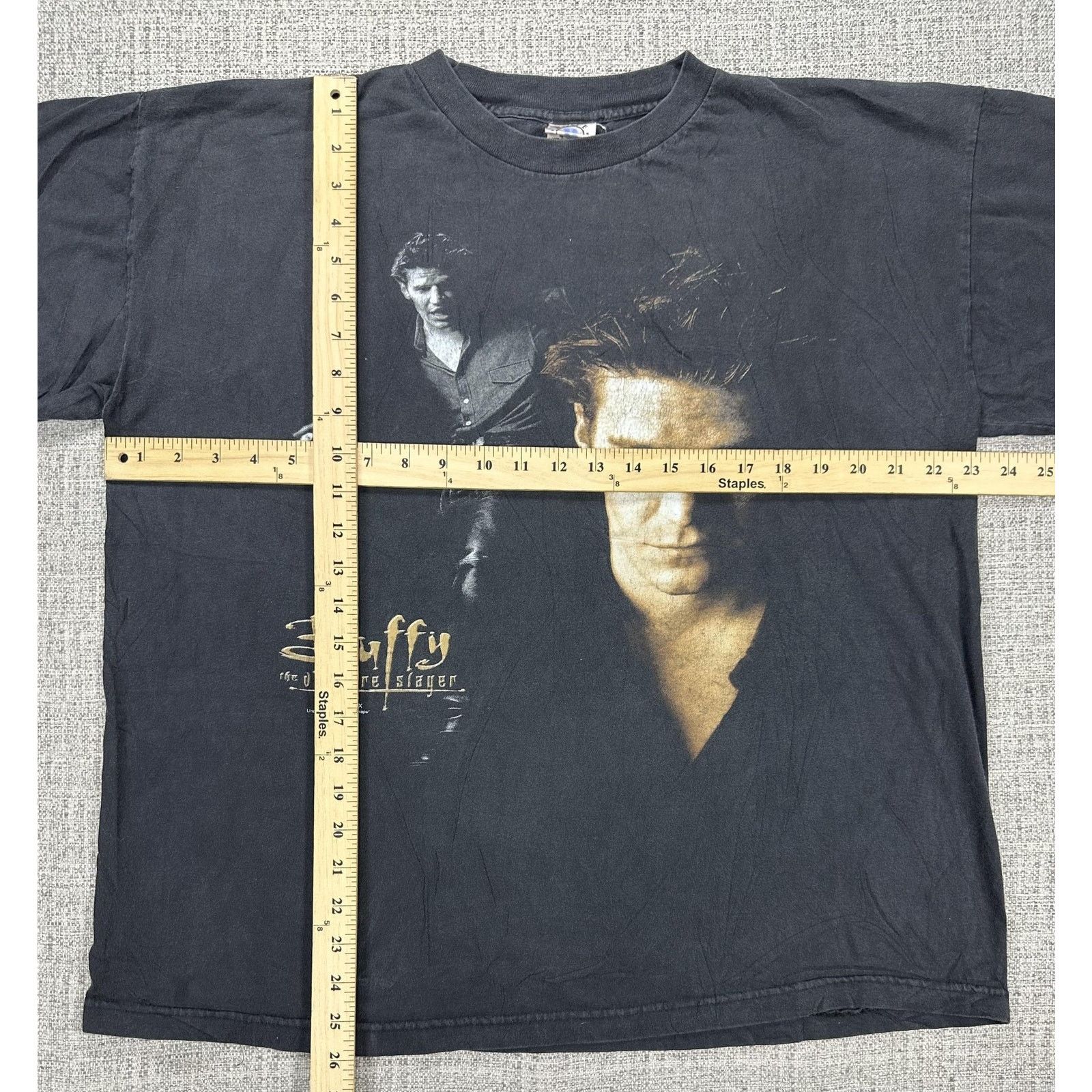 Other Vintage Buffy The Vampire Slayer Angel Shirt XL Black 1998 Size US XL / EU 56 / 4 - 2 Thumbnail