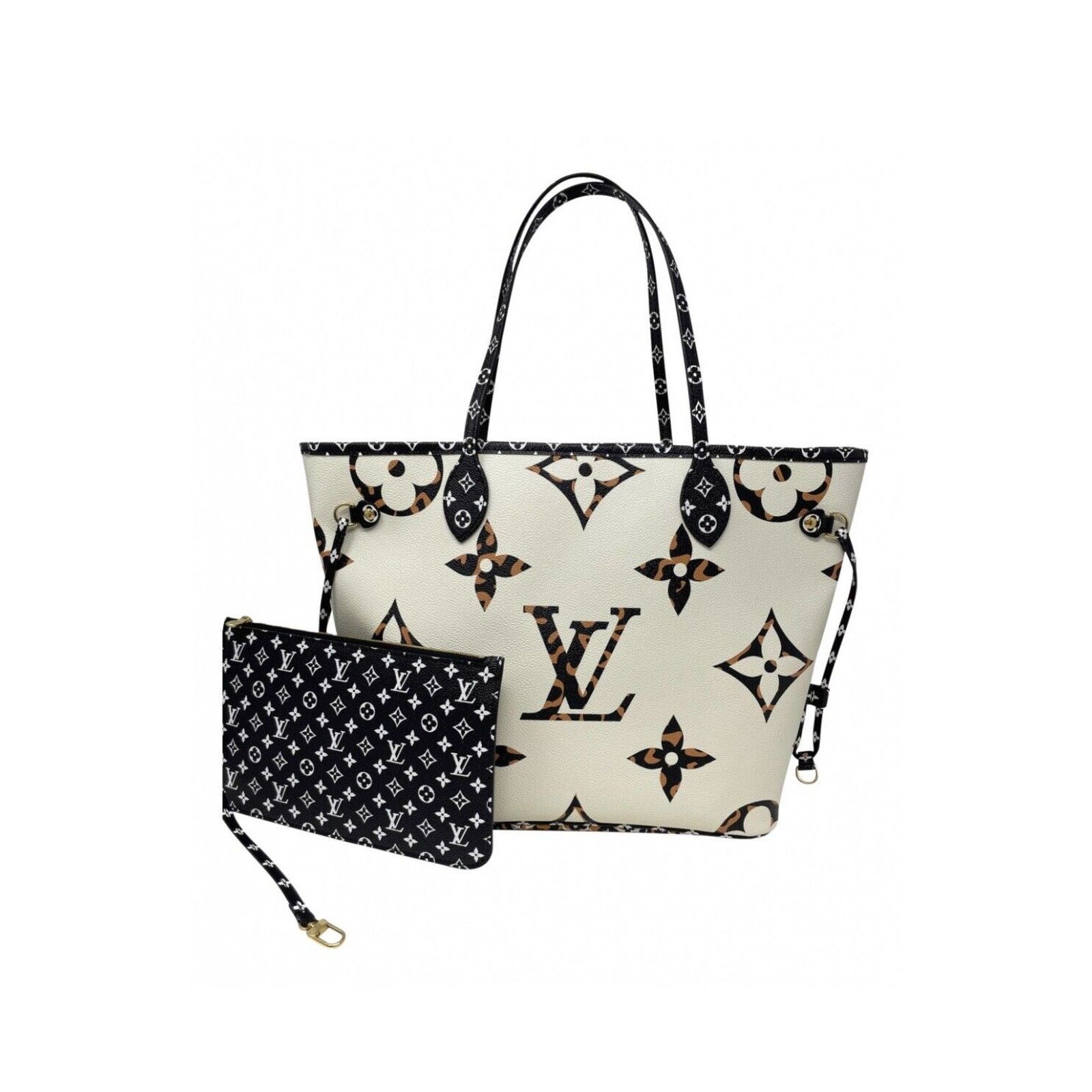 Louis Vuitton Louis Vuitton Neverfull MM Tote Jungle Monogram Giant MM Size ONE SIZE - 2 Thumbnail