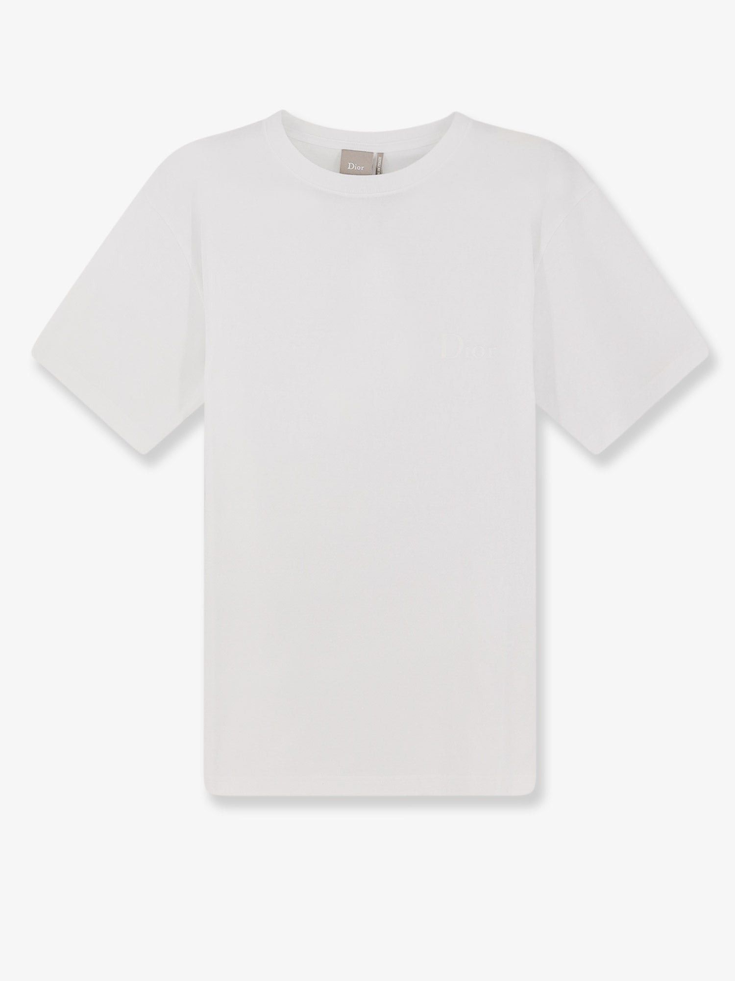 Dior Cotton T-Shirt With Embroidered Logo Size US XL / EU 56 / 4 - 1 Thumbnail