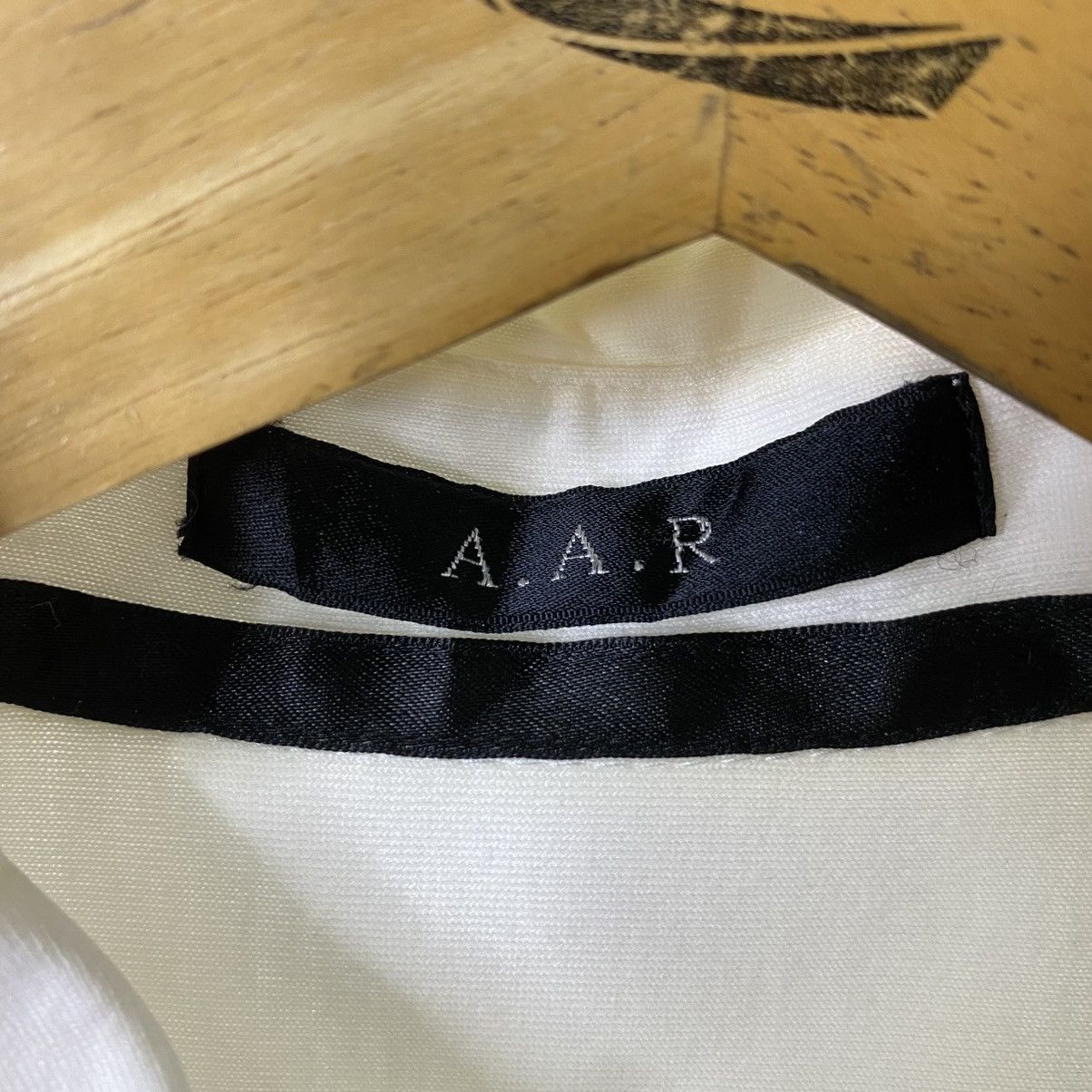 Yohji Yamamoto AAR by Yohji Yamamoto White Polo T Shirt Size S / US 4 / IT 40 - 3 Thumbnail