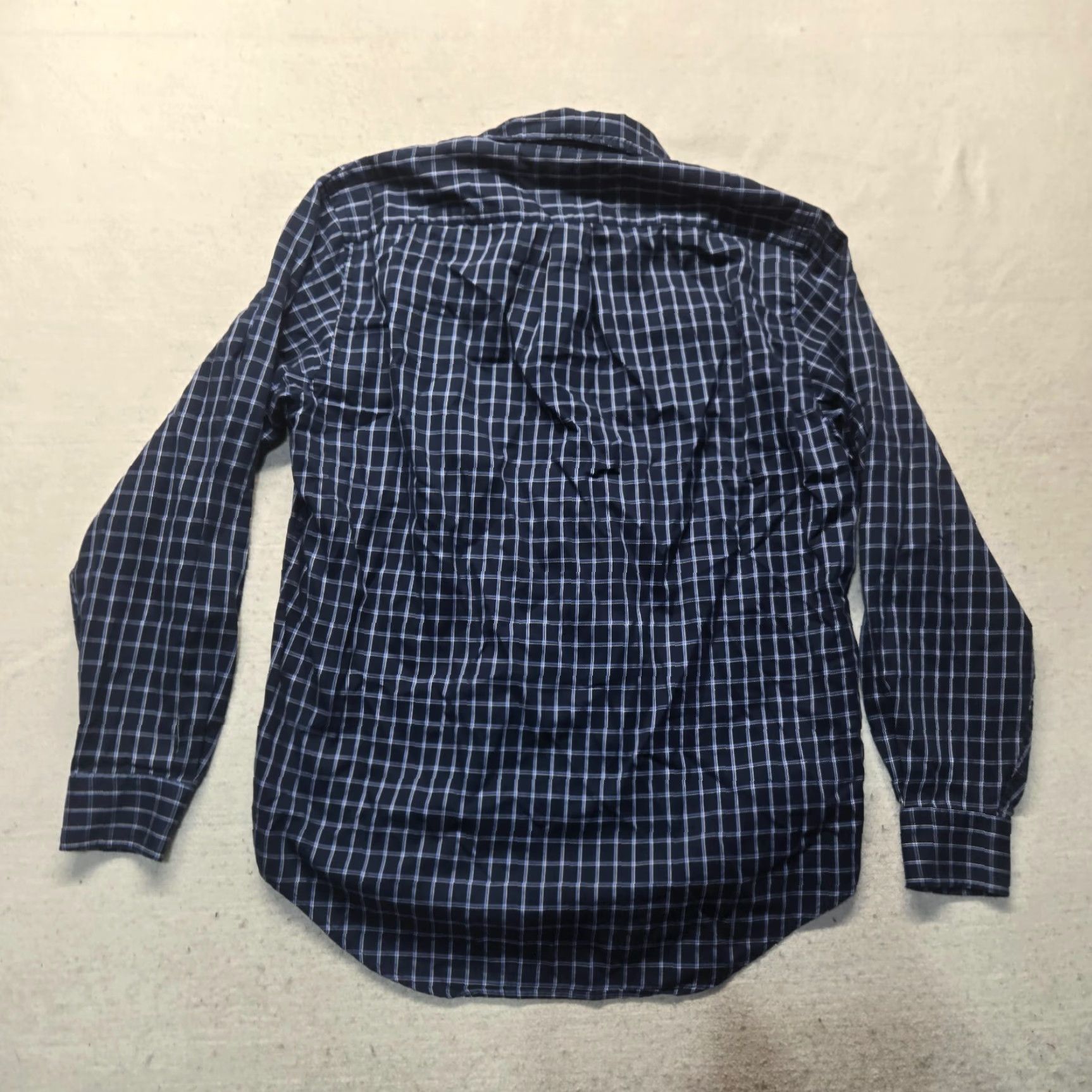 Lands' End Lands' End Black Check Long Sleeve Button Up Shirt Adult Men's Size M Medium Size US M / EU 48-50 / 2 - 7 Thumbnail