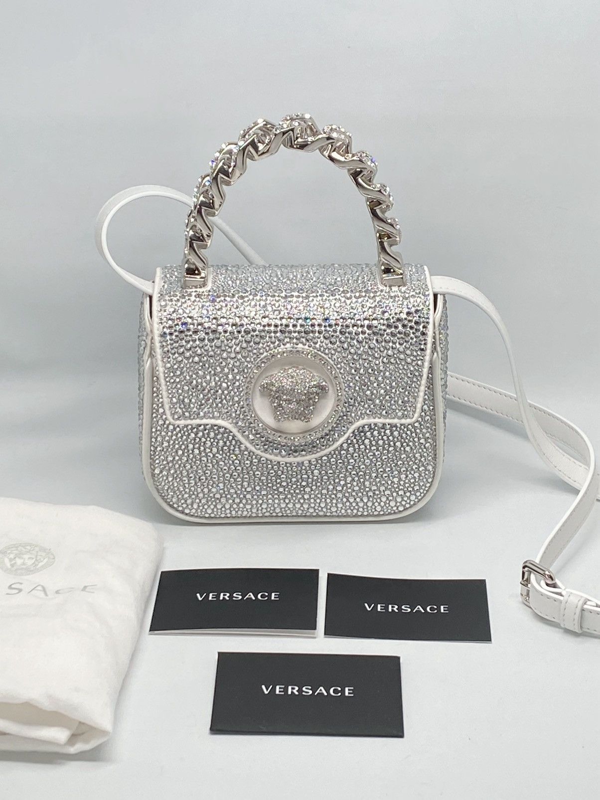 Versace Versace Crystal La Medusa Mini Bag Size ONE SIZE - 1 Thumbnail