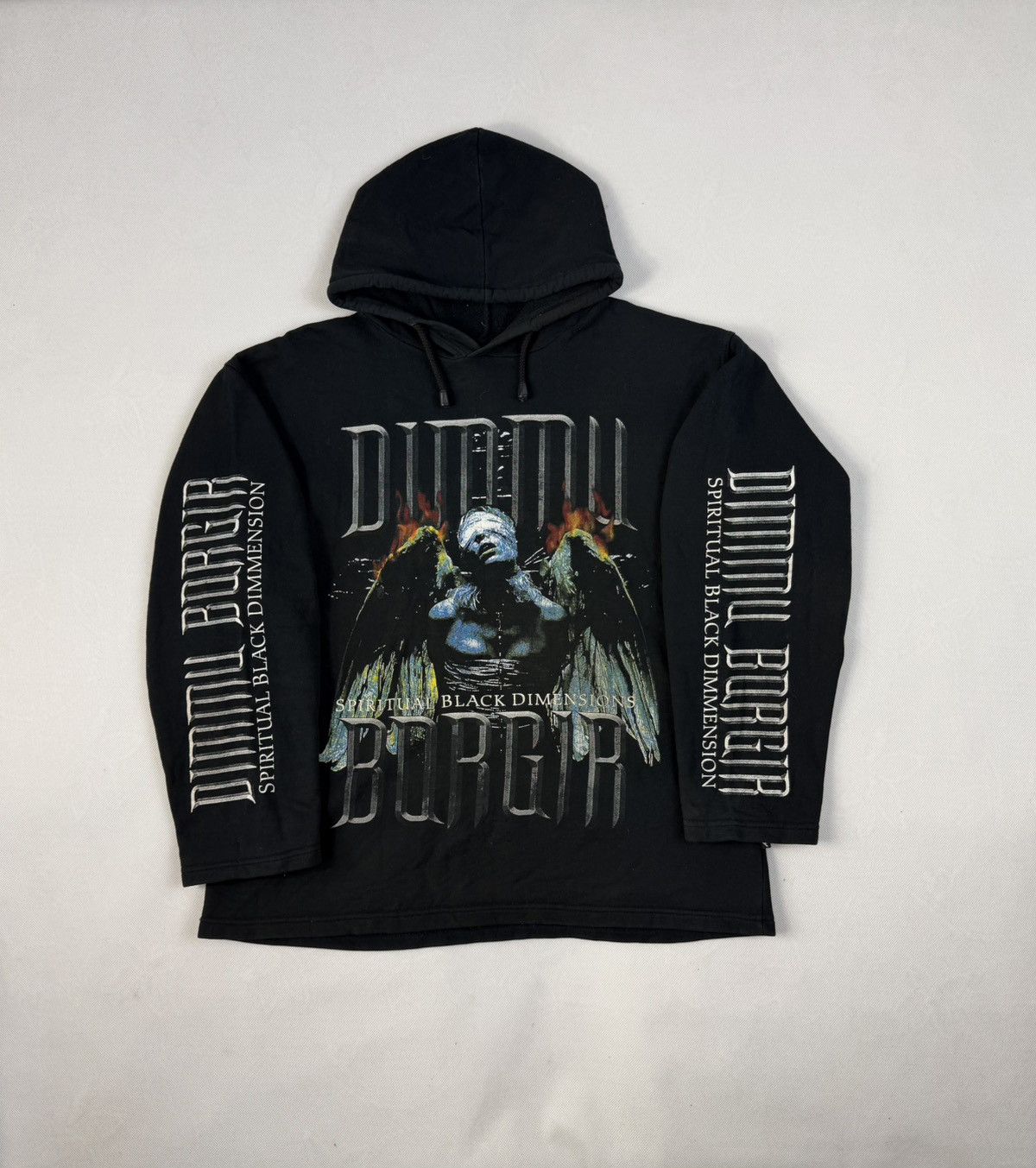 Vintage Dimmu Borgir Spiritual Black Dimensions Vintage 90's Print Size US L / EU 52-54 / 3 - 2 Thumbnail