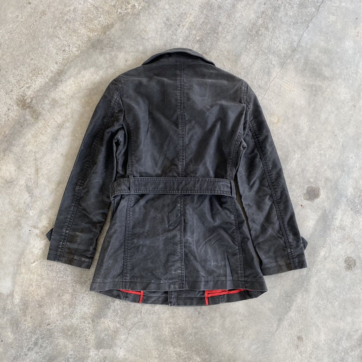 Japanese Brand × semanticdesign SEMANTIC DESIGN Belted Black Coat Size US M / EU 48-50 / 2 - 4 Thumbnail