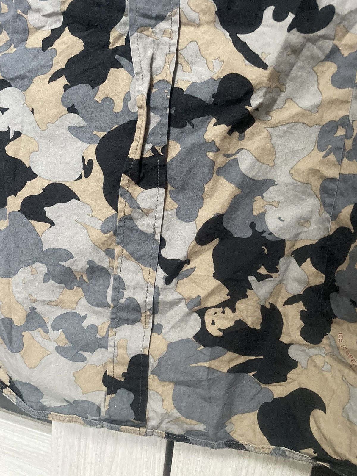 Iceberg × Peanuts Iceberg Snoopy Monogram Shirt Camo Logo Longsleeve Ice Size US XL / EU 56 / 4 - 14 Thumbnail