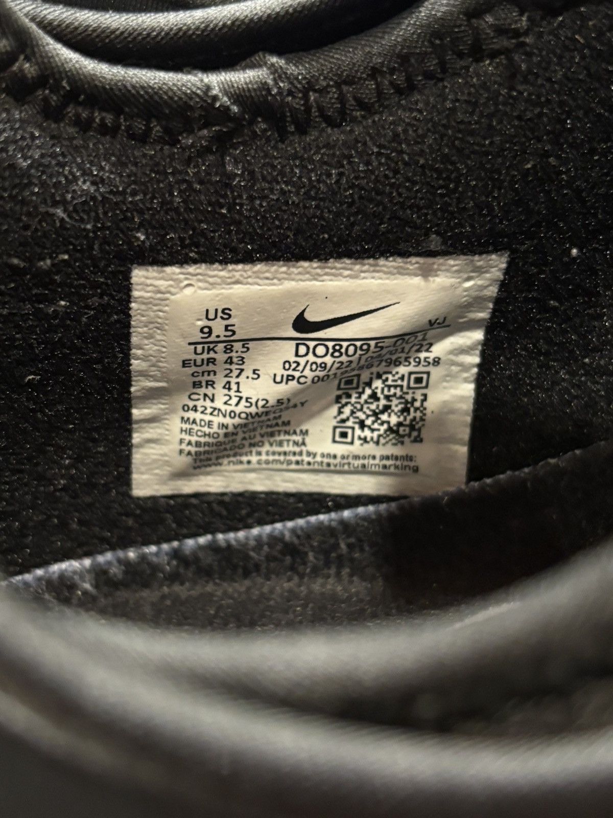 Comme des Garcons × Nike Nike X CDG Sunder SP Black Size US 9.5 / EU 42-43 - 6 Thumbnail