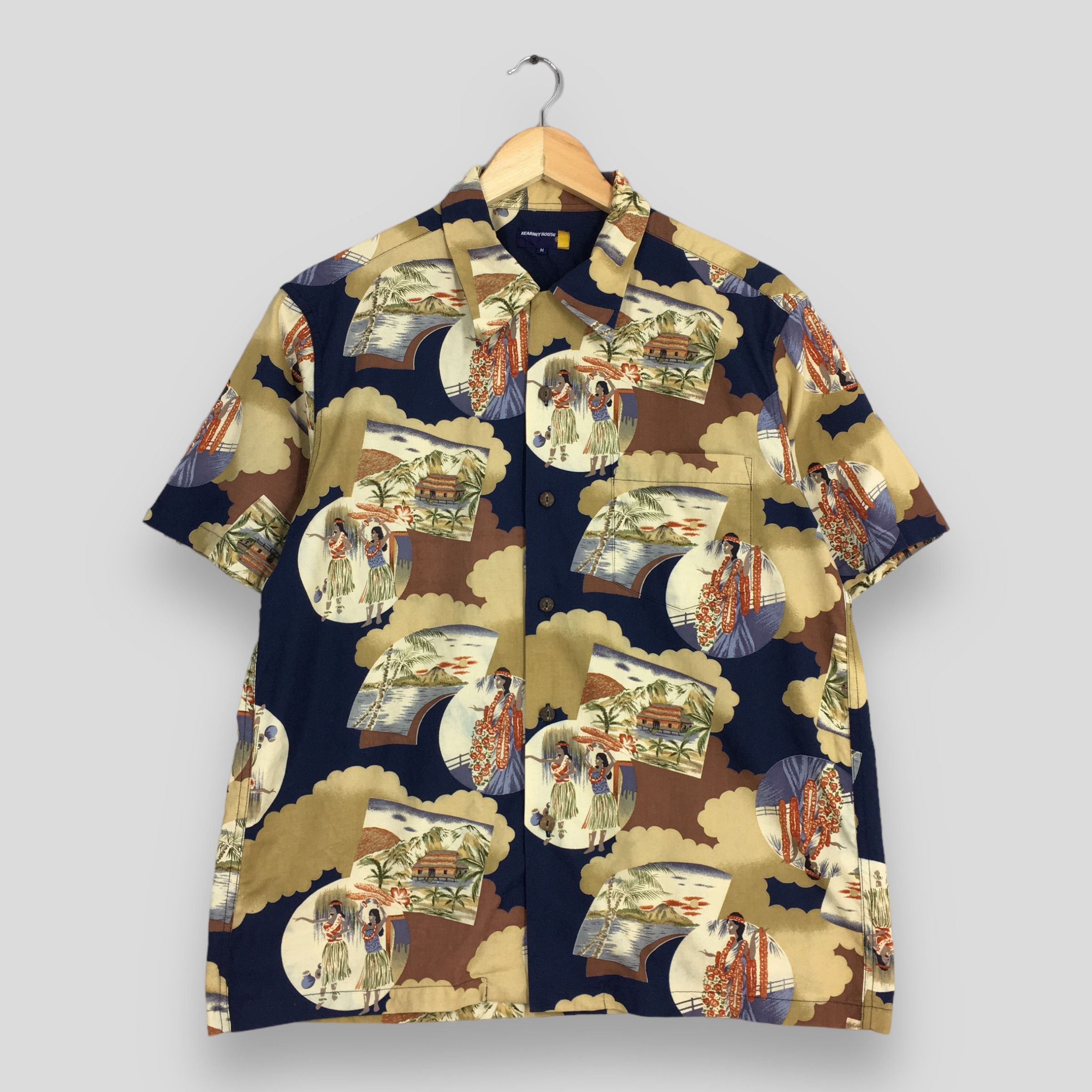 Life's a Beach Vintage Kearney House Hula Girl Aloha Cotton Shirt Medium Size US M / EU 48-50 / 2 - 1 Thumbnail