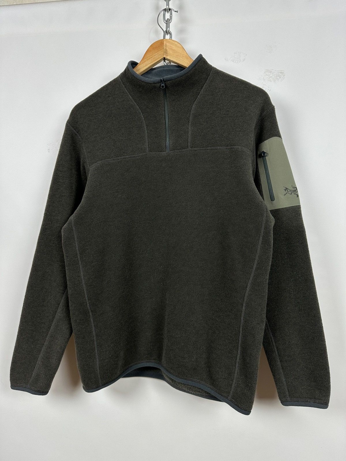 Arc'teryx Vintage Arcteryx Khaki Polartec Fleece Jacket Size US M / EU 48-50 / 2 - 3 Thumbnail