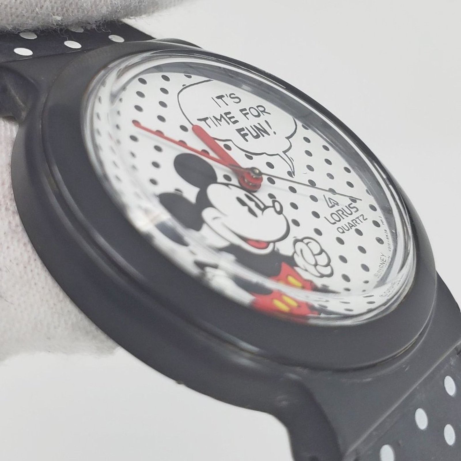 Disney Disney X Lorus Mickey Black & White Polka dot VTG Watch Size ONE SIZE - 3 Thumbnail