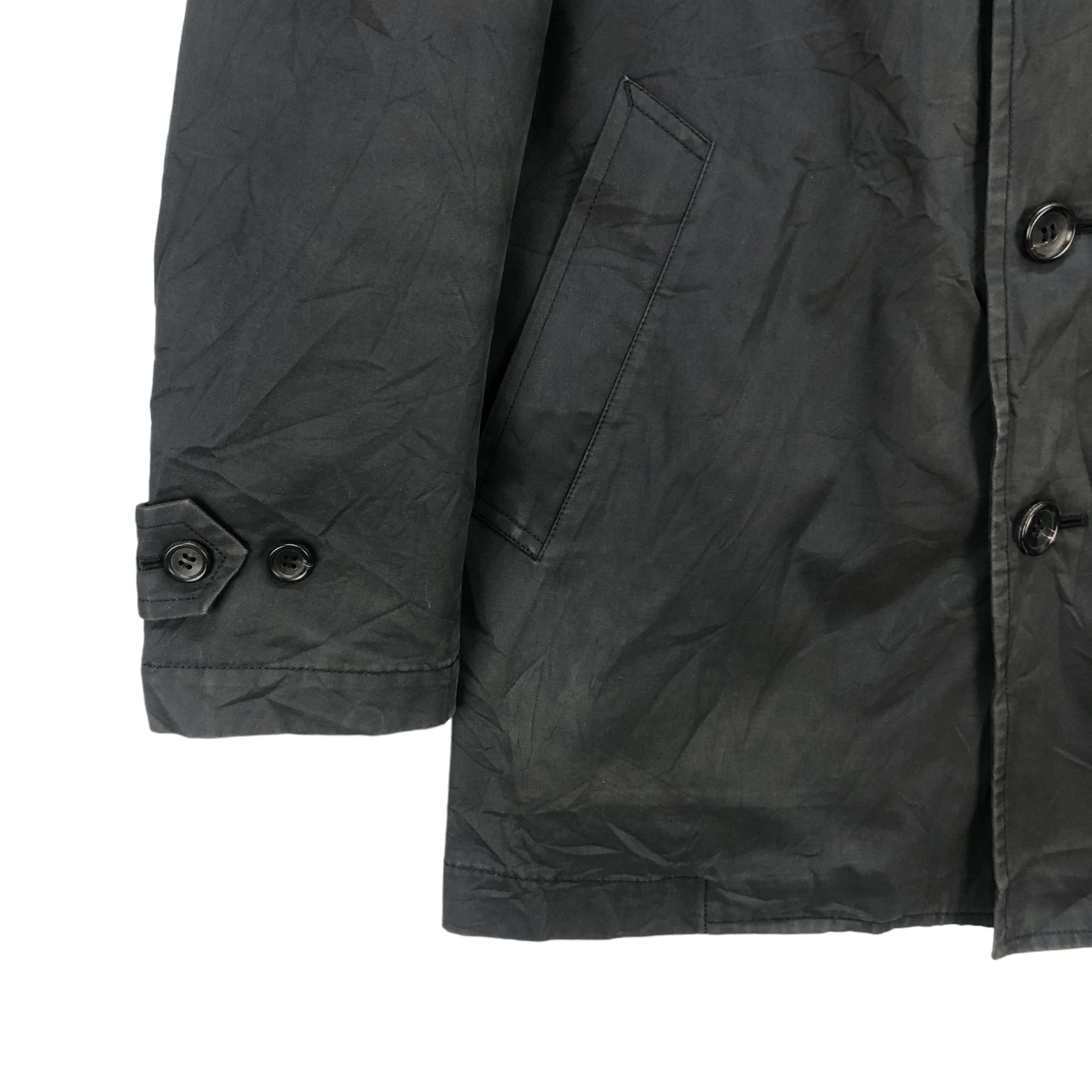 Comme des Garcons Homme CDG HOMME AD2008 COTTON COAT JACKET #6683-79 Size US S / EU 44-46 / 1 - 4 Thumbnail