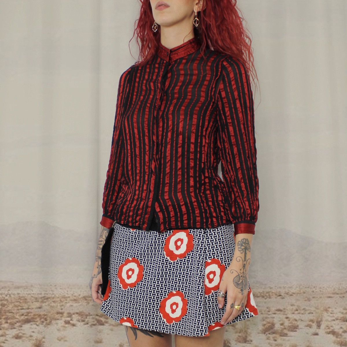 Other 🎪STRIPED BLOUSE🎪 Size M / US 6-8 / IT 42-44 - 2 Thumbnail