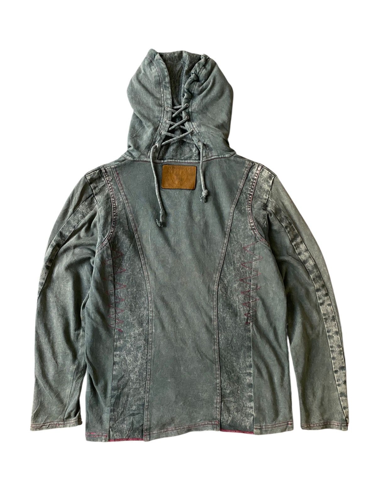 PPFM PPFM Dinasour Lace Up Hoodie Design Size US M / EU 48-50 / 2 - 2 Thumbnail