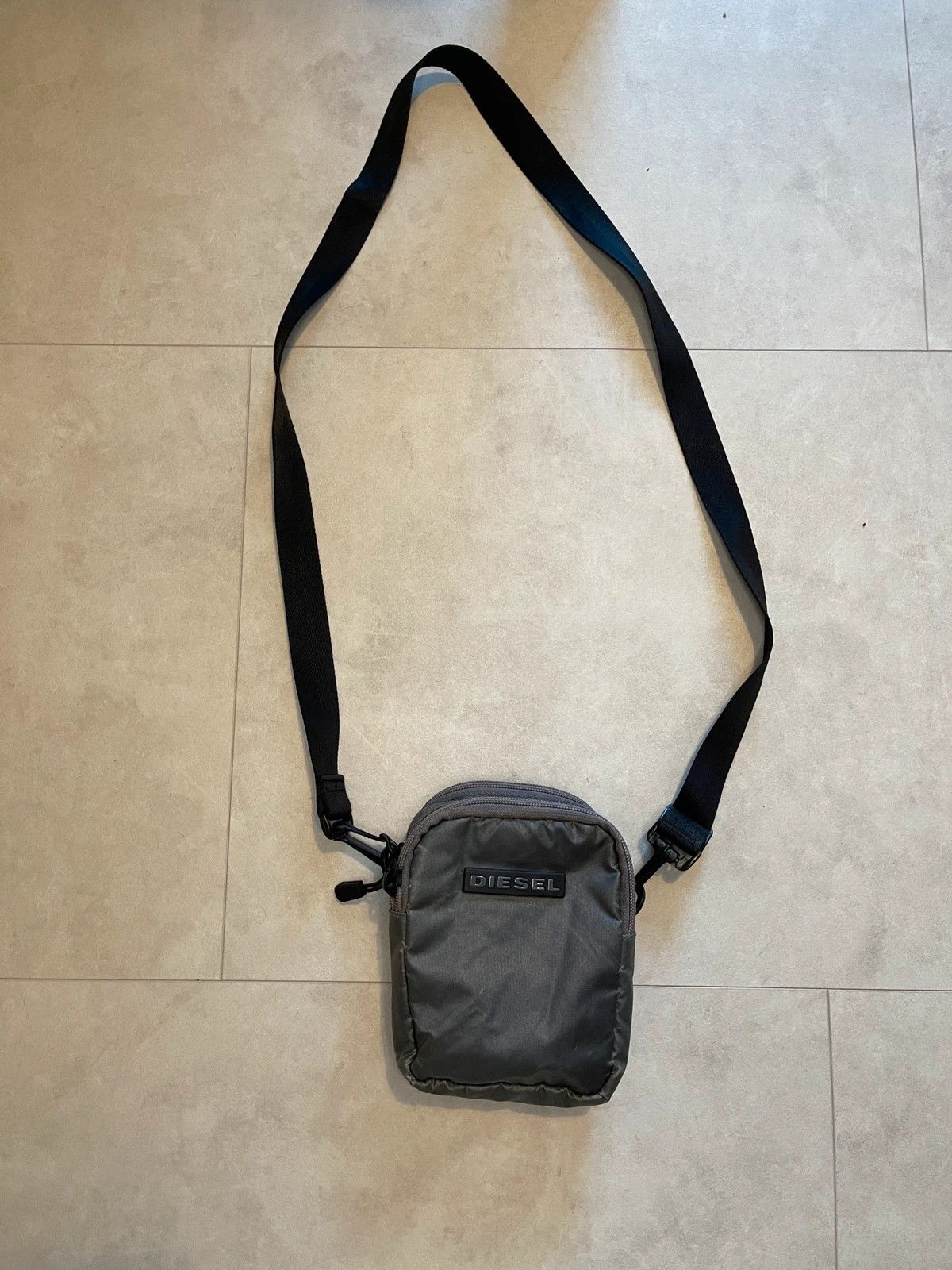 Diesel Nylon Tasche Bag Messenger in Grey, Men's
