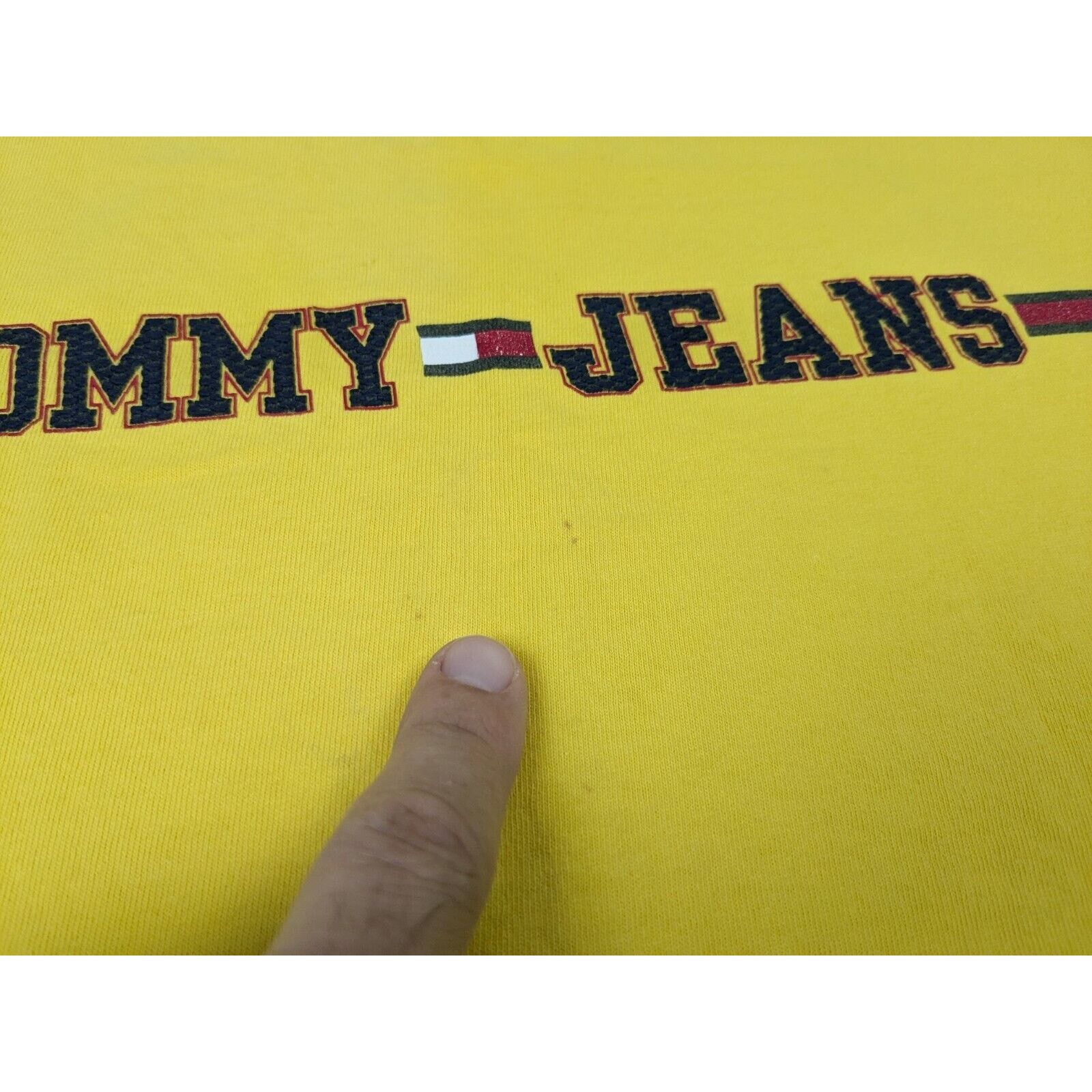 Tommy Hilfiger Vtg Tommy Hilfiger Jeans Shirt Y2k Streetwear Logo Spellout Size US XXL / EU 58 / 5 - 5 Thumbnail
