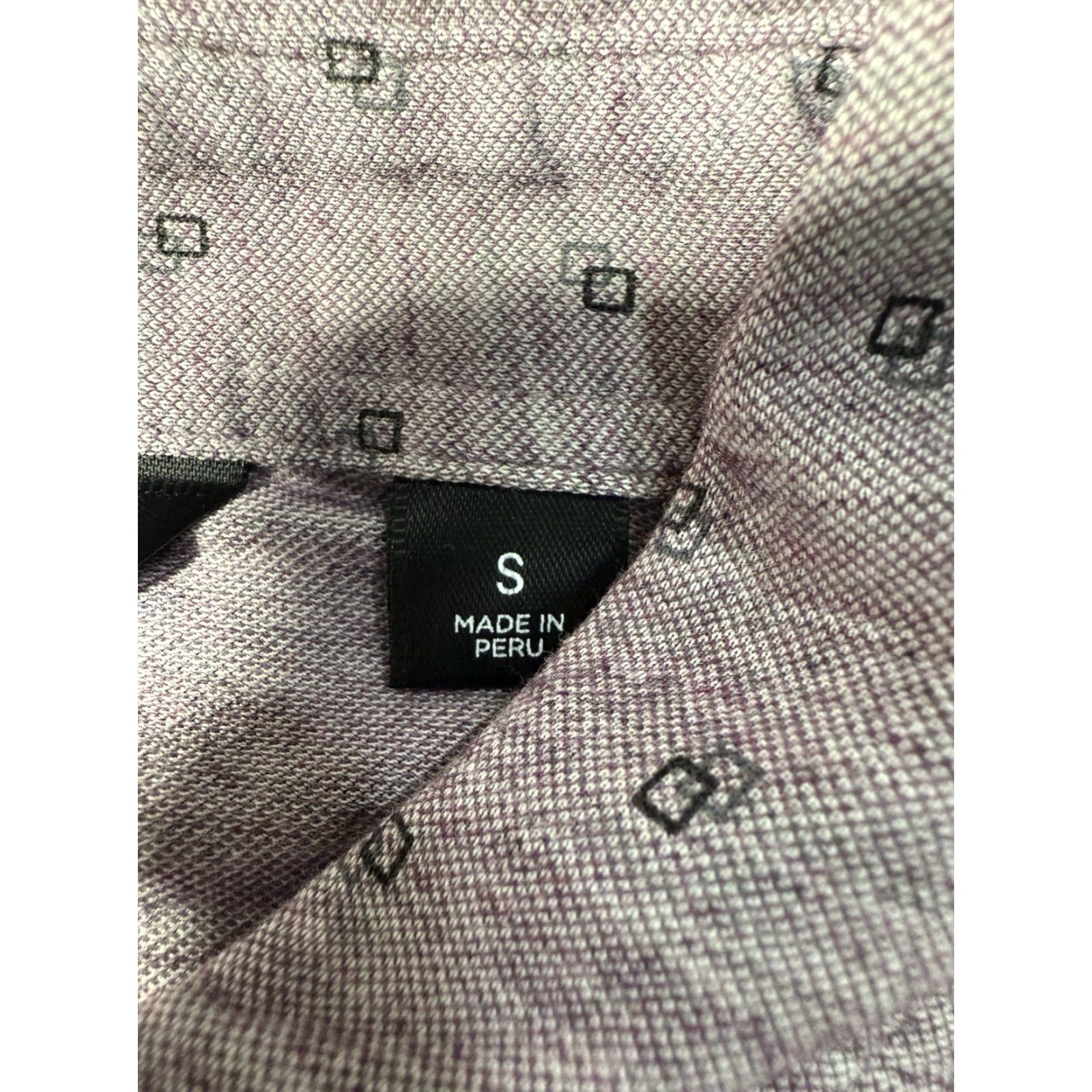 TravisMathew Travis Mathew Polo Shirt S Short Sleeve Golf Light Purple Geometric Embroidered Logo Button Collar Mens Size US S / EU 44-46 / 1 - 4 Thumbnail
