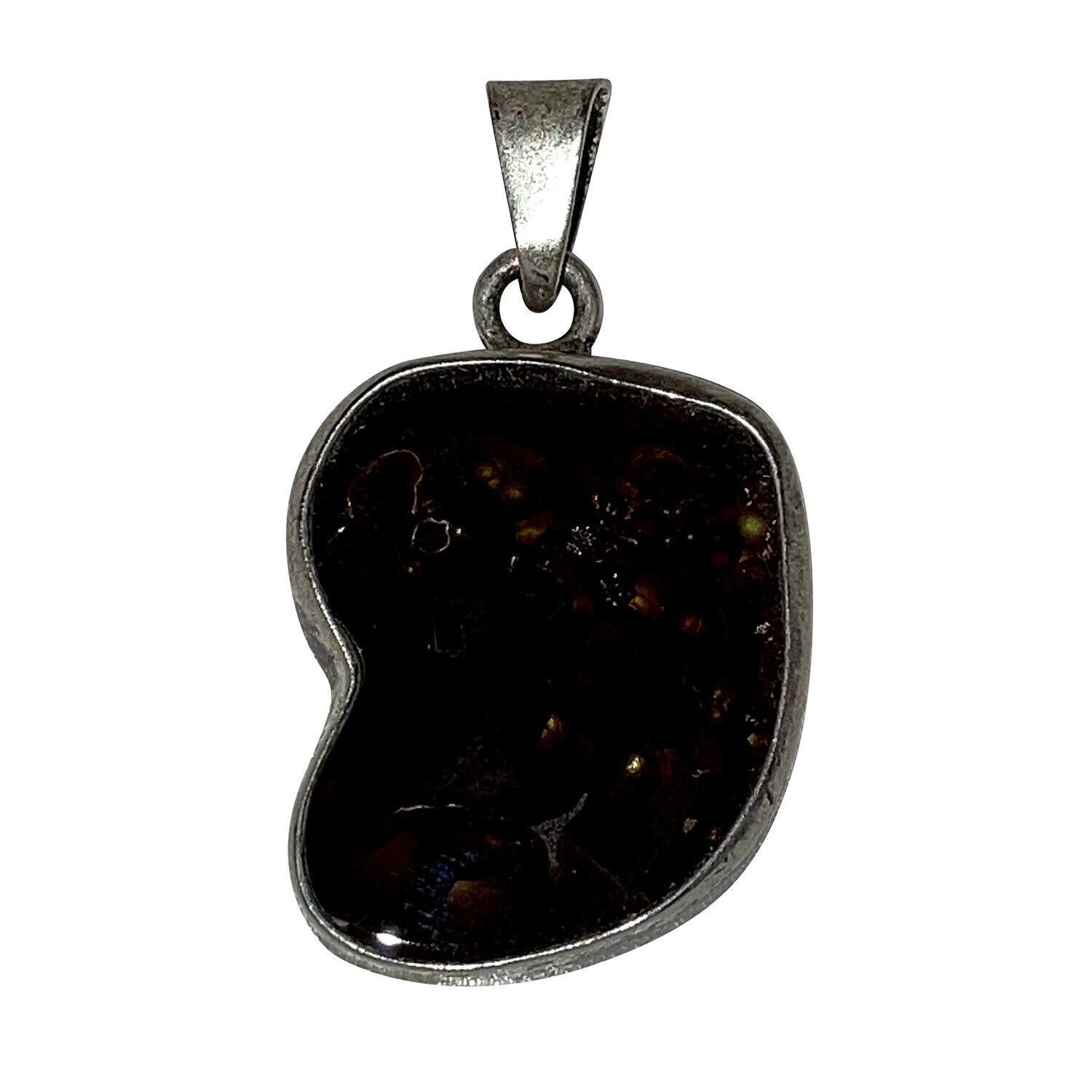 Handmade Mexican Sterling Silver Hand Made Fire Agate Pendant Size ONE SIZE - 1 Thumbnail
