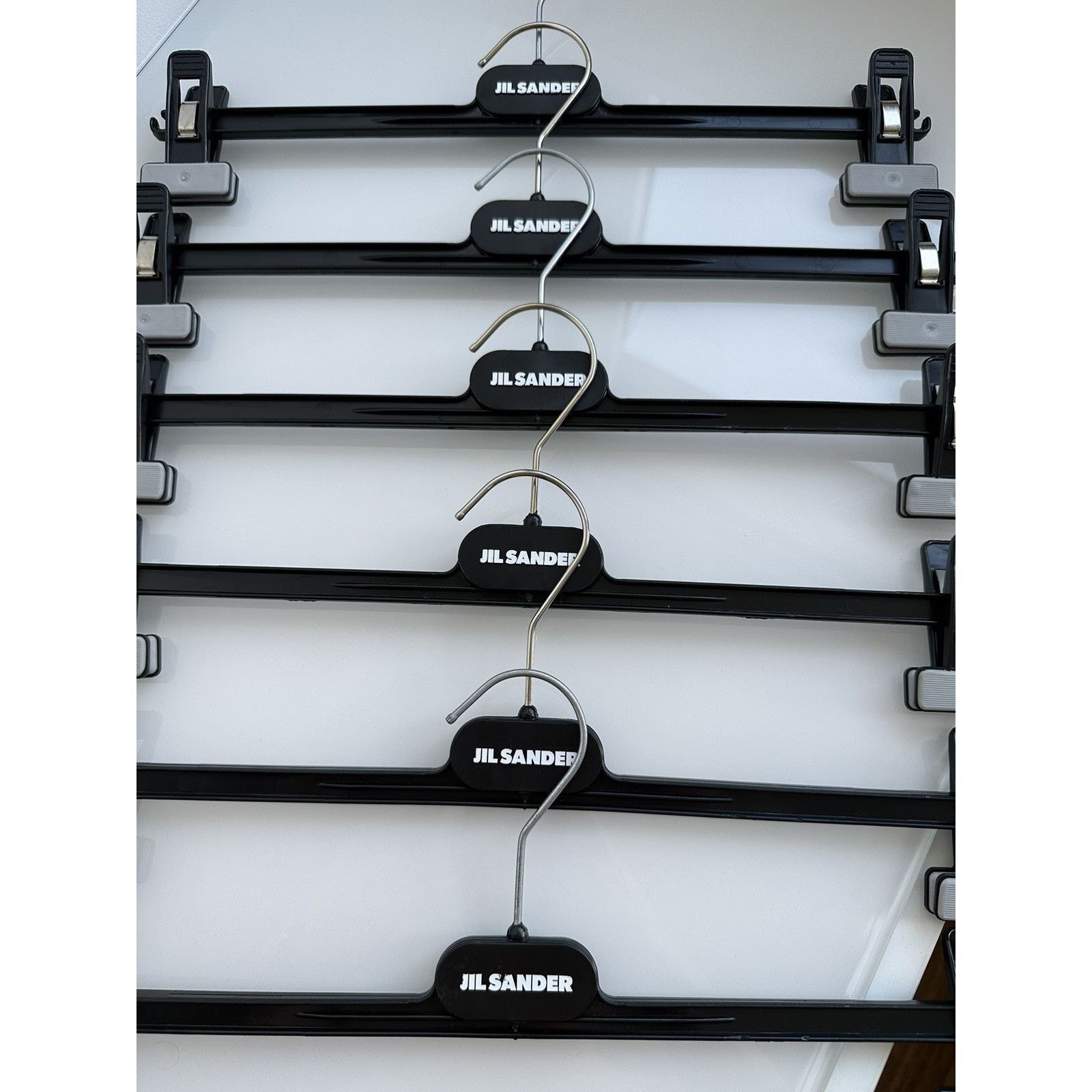 Jil Sander Jil sander premium made in italy metal hook black hangers Size ONE SIZE - 2 Thumbnail