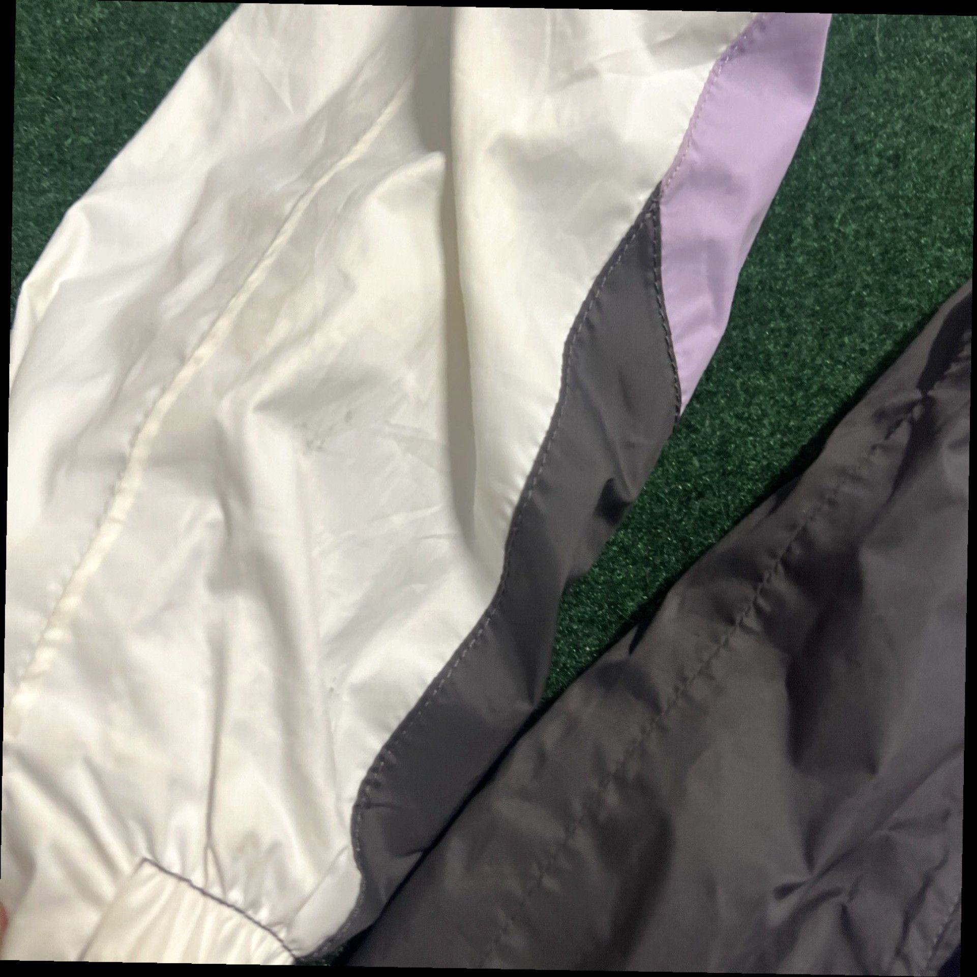 Vintage Columbia Jacket Windbreaker Women’s Large Shell Omni Tech Long Purple Hooded Size L / US 10 / IT 46 - 4 Thumbnail