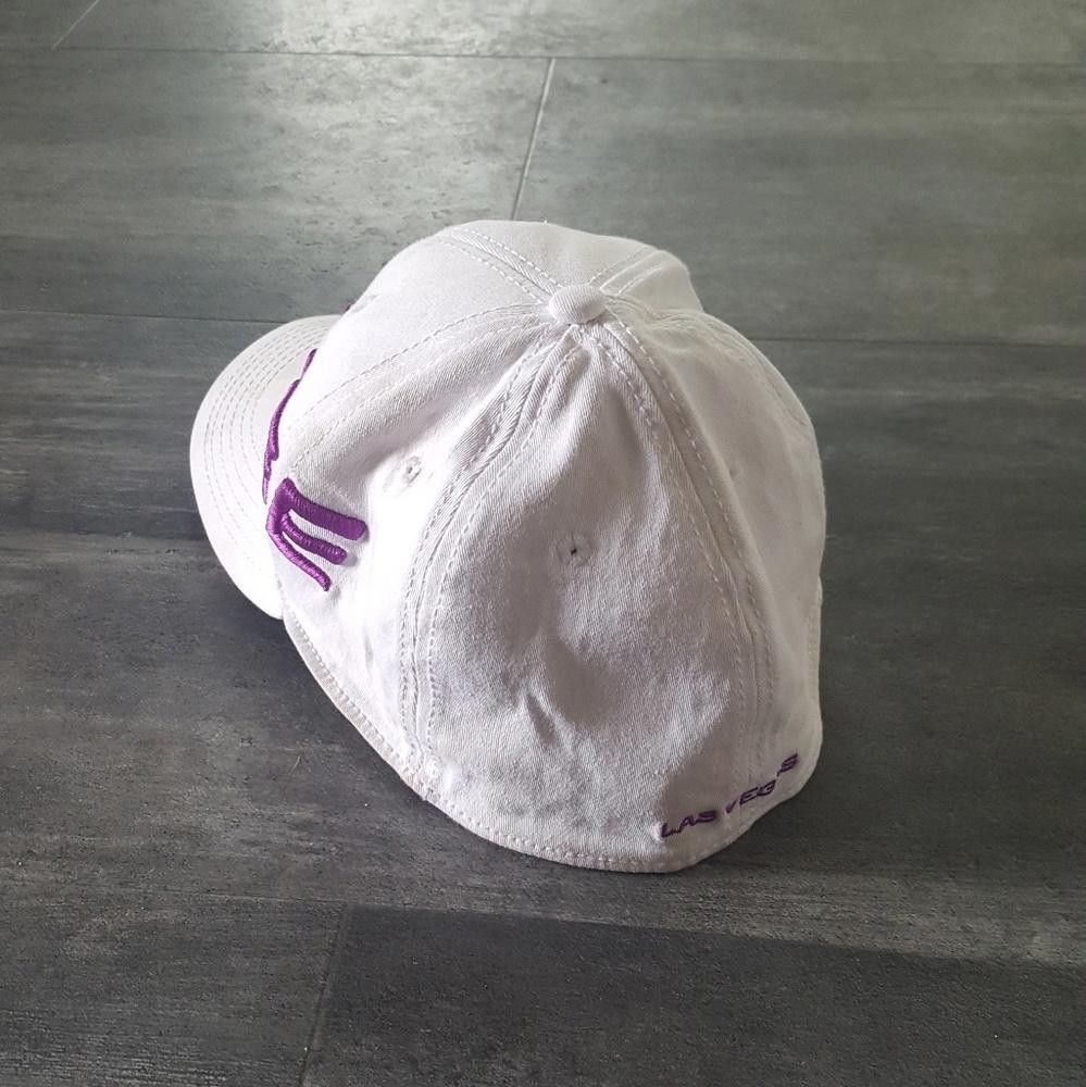 Designer White Purple Marquee Trucker Lid Size ONE SIZE - 2 Thumbnail