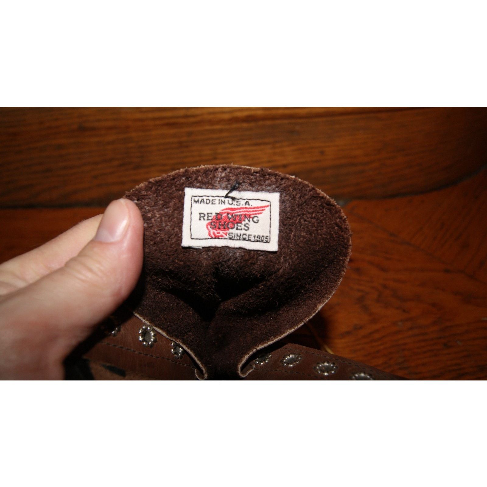 Red Wing Red Wing Boots Mens 6 EE 953 Brown Leather USA Made Soft Toe Size US 6 / EU 39 - 12 Thumbnail