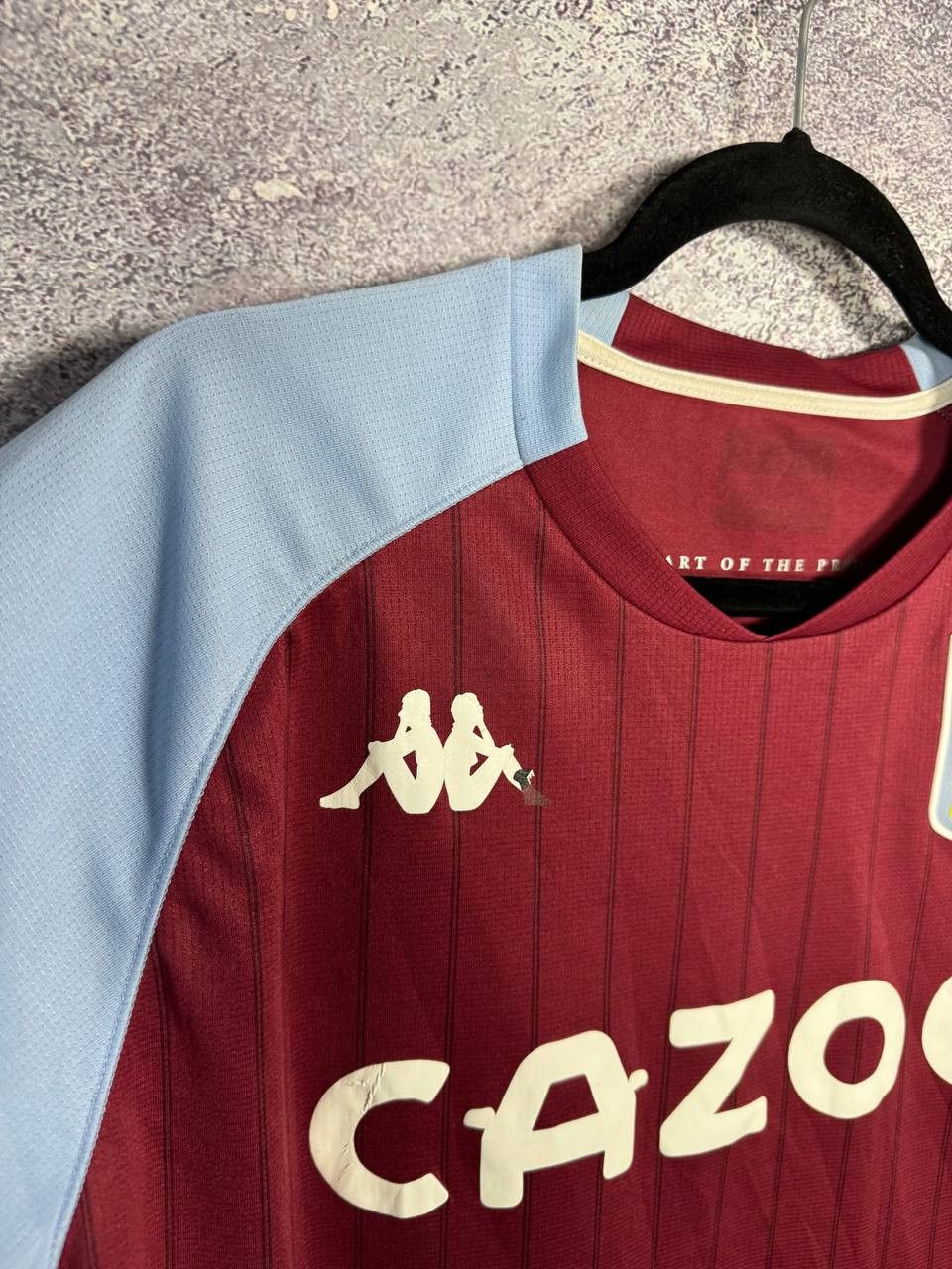 Vintage Vintage Aston Villa 2020/21 Kappa Soccer Jersey Size US XXL / EU 58 / 5 - 7 Thumbnail