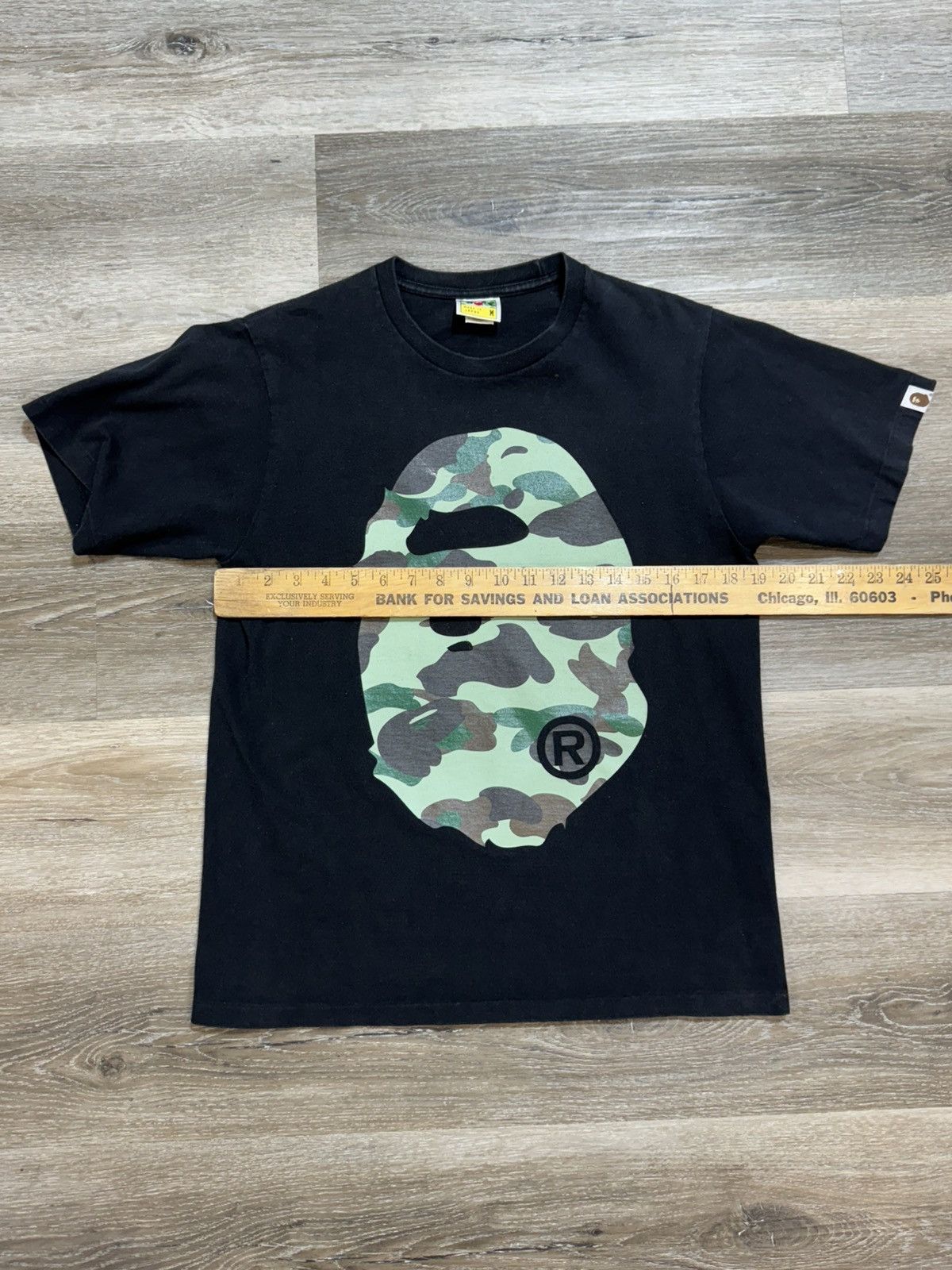 Bape BAPE DOUBLE SIDED Mint CAMO (M) Fits Small nice break in! 🔥 Size US M / EU 48-50 / 2 - 11 Thumbnail