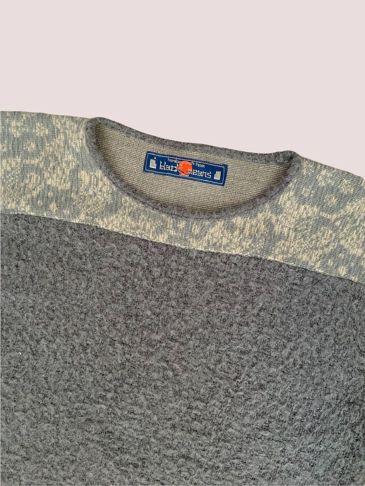 Blackmeans Blackmeans Mohair Panel Tee Rare Archive Punk Japan Size US M / EU 48-50 / 2 - 2 Thumbnail