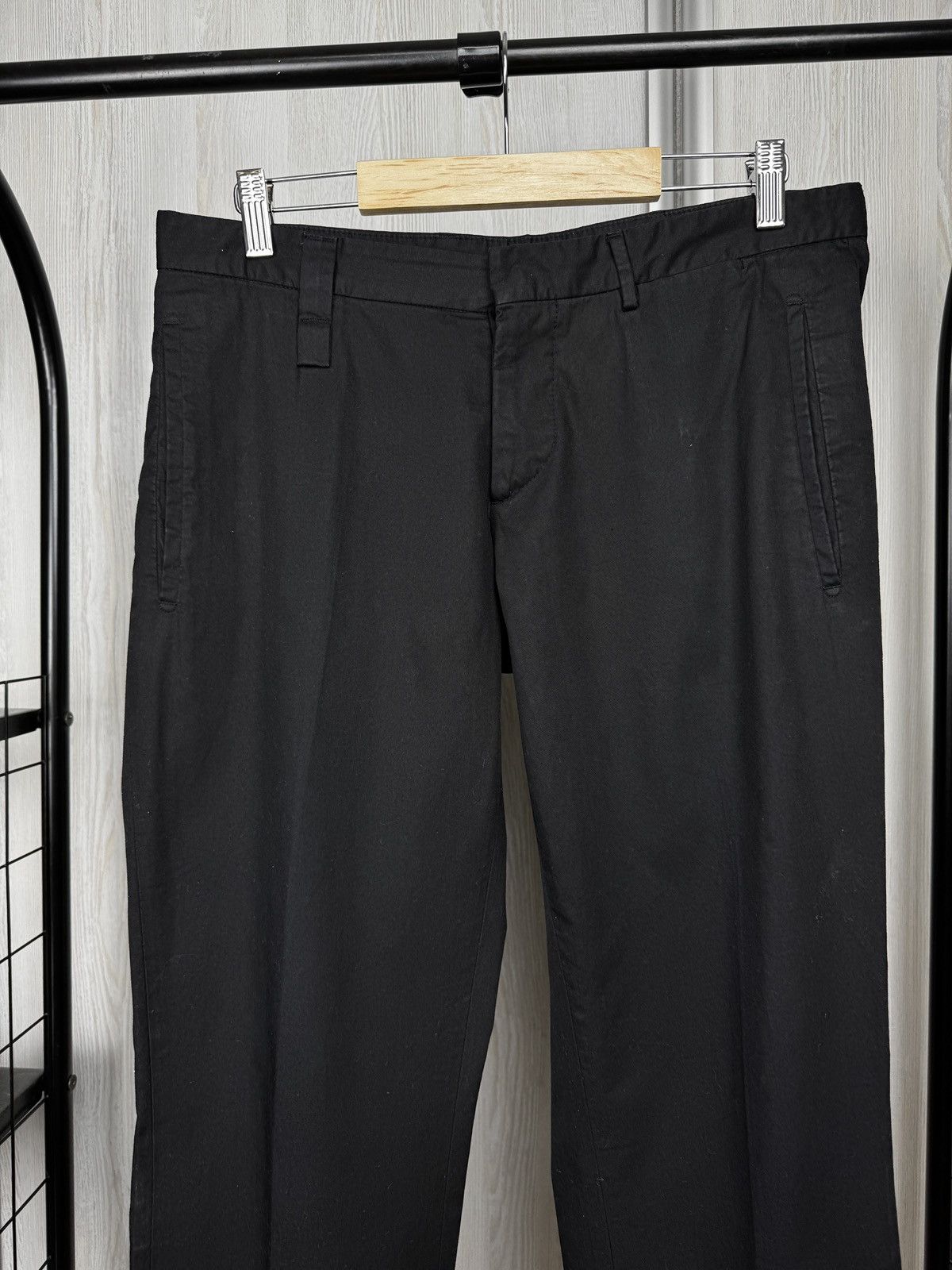 Prada Prada black cotton made in italy 3 pocket chino pants Size US 32 / EU 48 - 3 Thumbnail