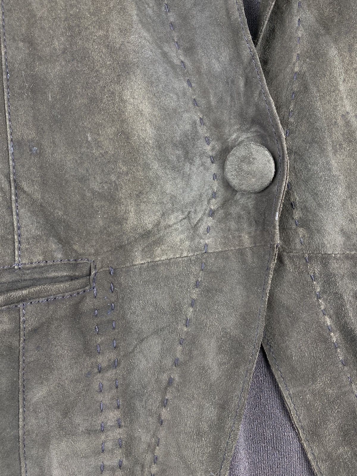 Japanese Brand Vintage Yoshie Inaba Japanese Brand Leather Coat Jacket Size S / US 4 / IT 40 - 8 Thumbnail