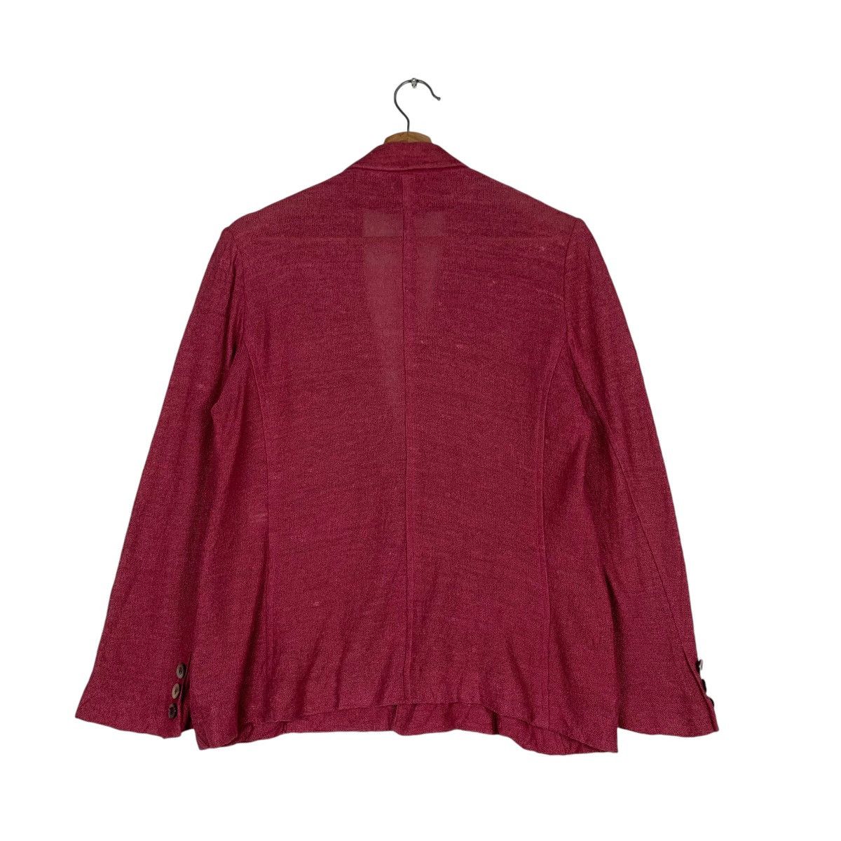 Pierre Balmain PIERRE BALMAIN Boutique Red Blazer Jacket #1225-C55 Size S / US 4 / IT 40 - 7 Thumbnail