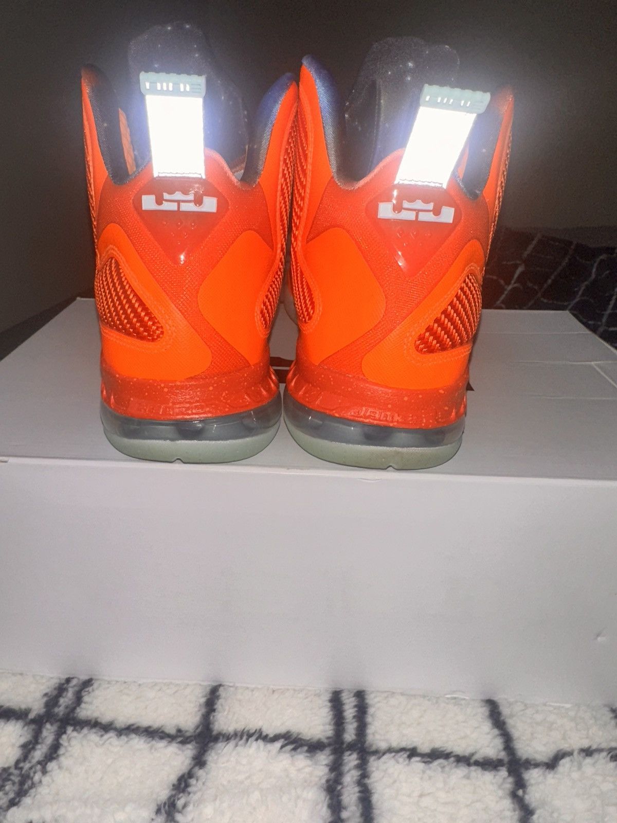 Jordan Brand × Nike × Sneaker Politics Nike LeBron IX Total Orange Size US 10 / EU 43 - 4 Thumbnail