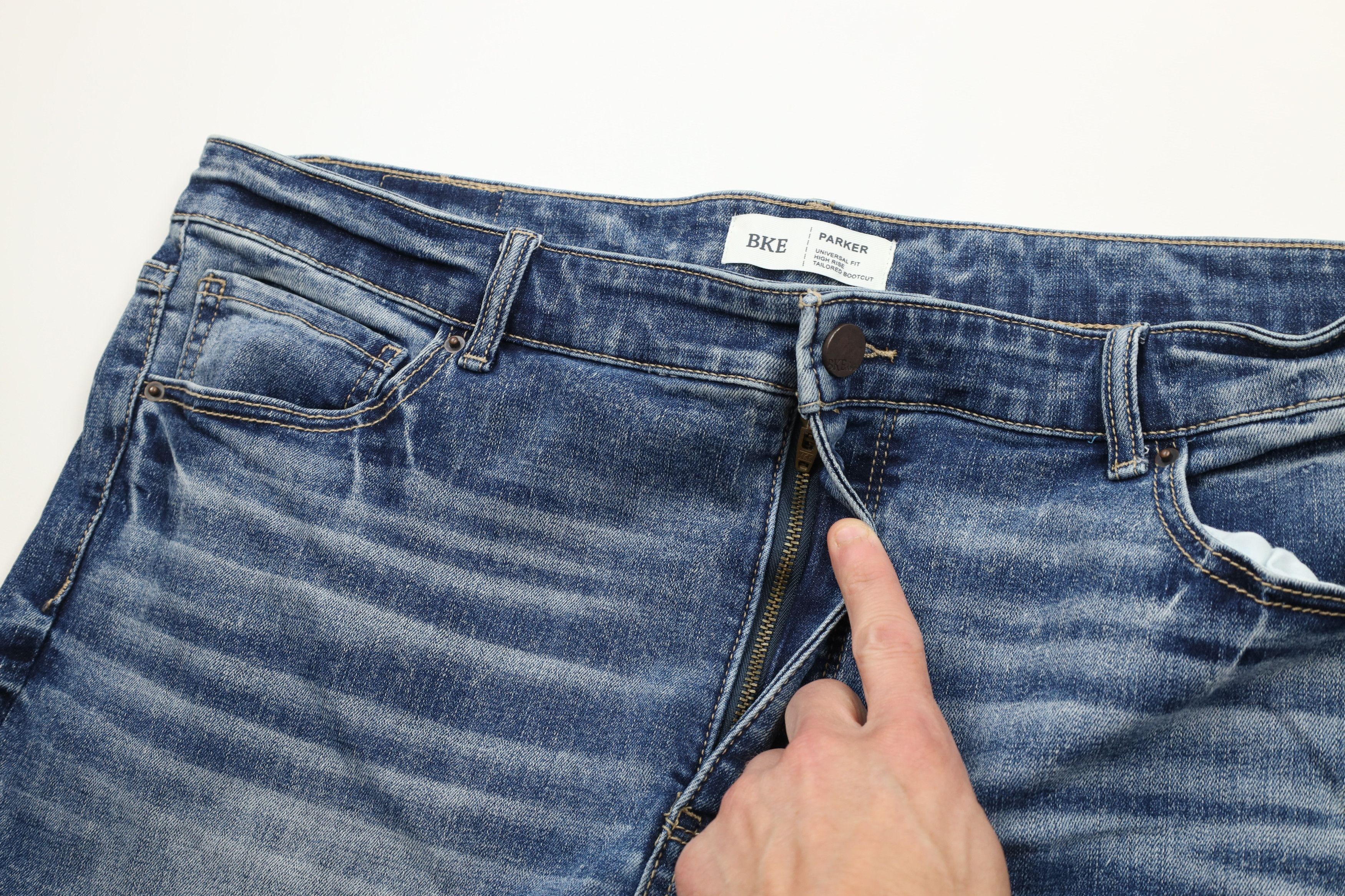 Vintage Buckle BKE Denim Universal High Rise Tailor Bootcut Jeans Size US 38 / EU 54 - 6 Thumbnail