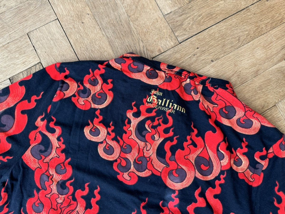 John Galliano Galliano Fire Flame T-Shirt S Size US S / EU 44-46 / 1 - 10 Thumbnail