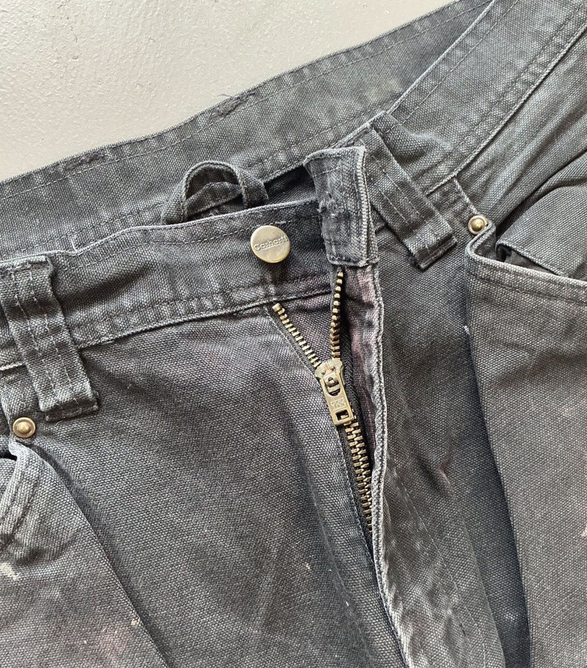 Carhartt Vintage carhartt double knee cargo denim Size US 31 - 5 Thumbnail
