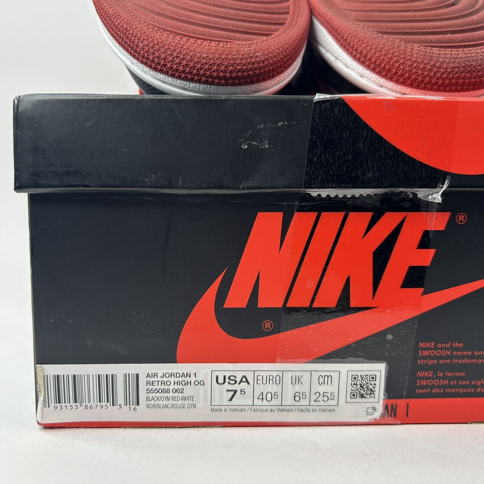 Nike Nike Air Jordan 1 Retro High OG “Bloodline” 2024 Size US 9 / IT 39 - 8 Thumbnail