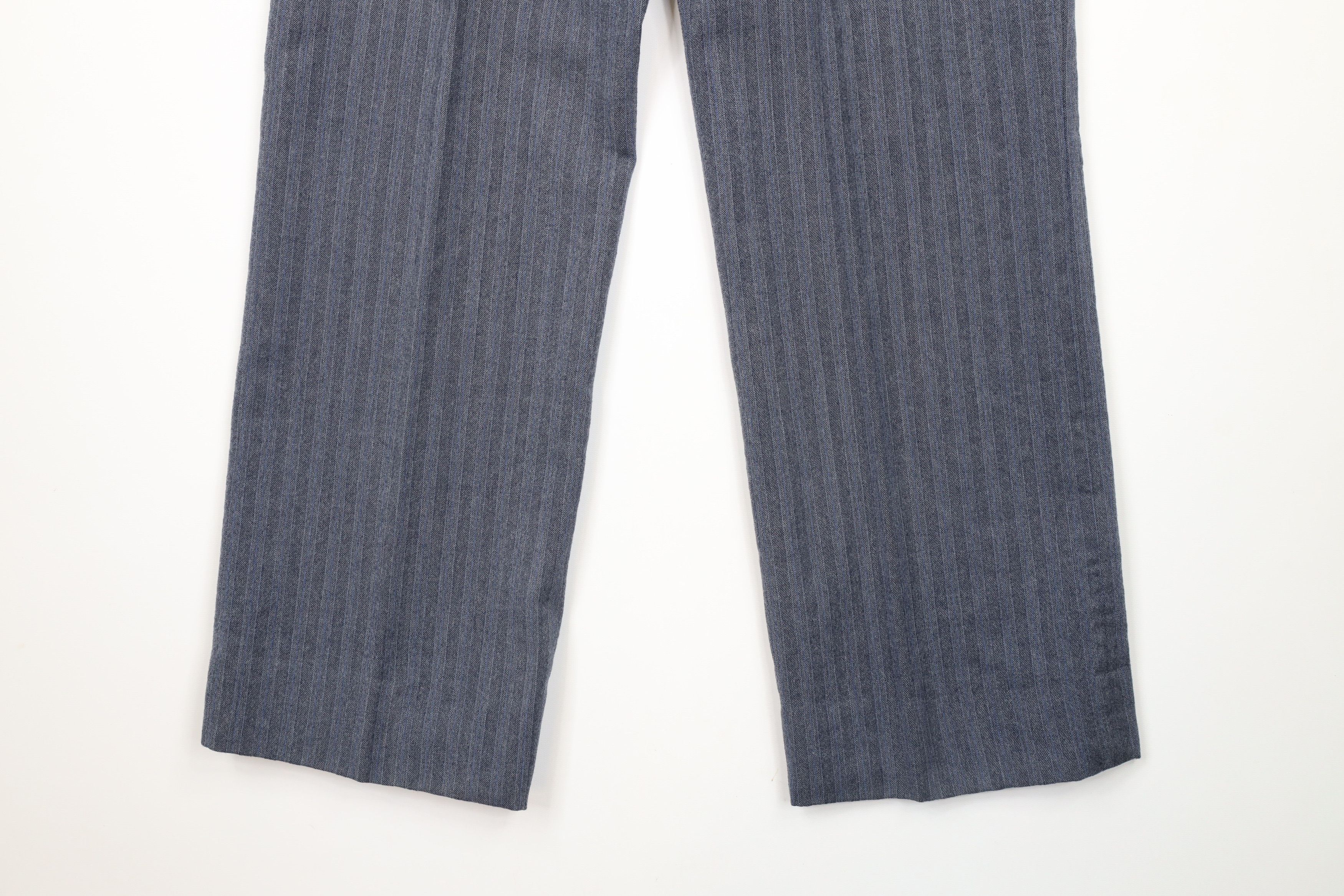 Vintage Vintage 70s Streetwear Wool Striped Bell Bottoms Pants USA Size US 32 / EU 48 - 13 Thumbnail