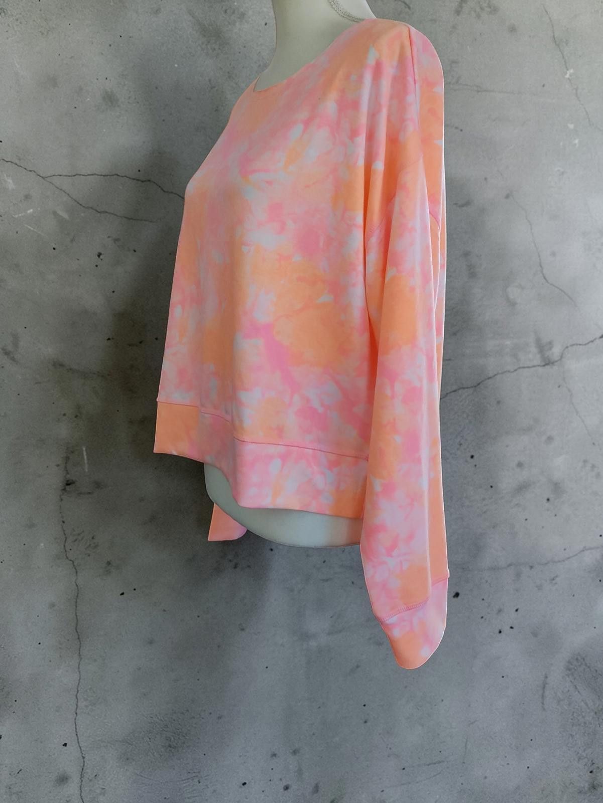 Jennifer Lopez Small Cozy Pink Tie-Dye Top by Jenni INTIMATES Size ONE SIZE - 4 Thumbnail