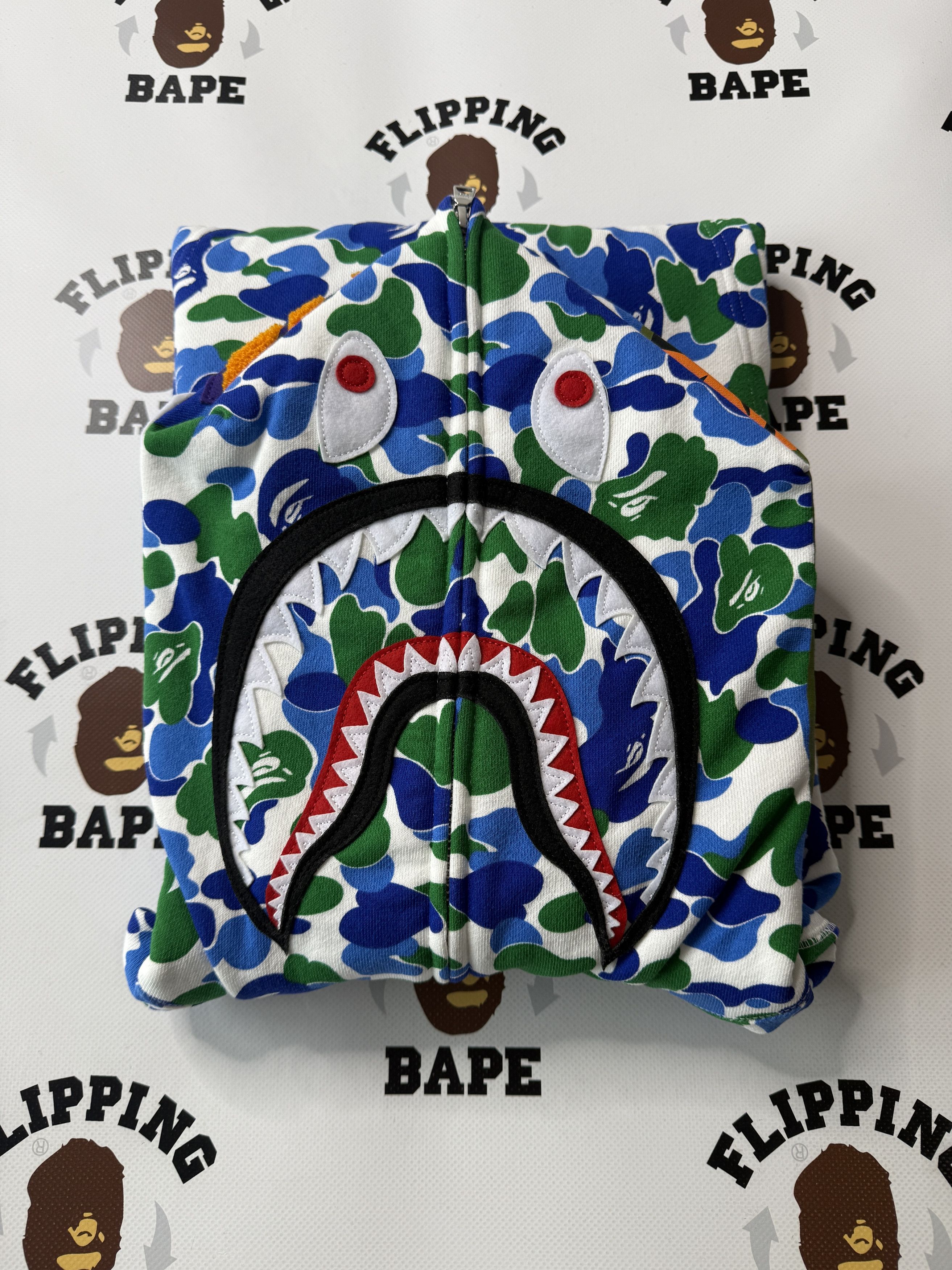 Bape BAPE STORE IKEBUKURO OPENING SHARK FULL ZIP HOODIE (2025) Size US M / EU 48-50 / 2 - 16 Thumbnail