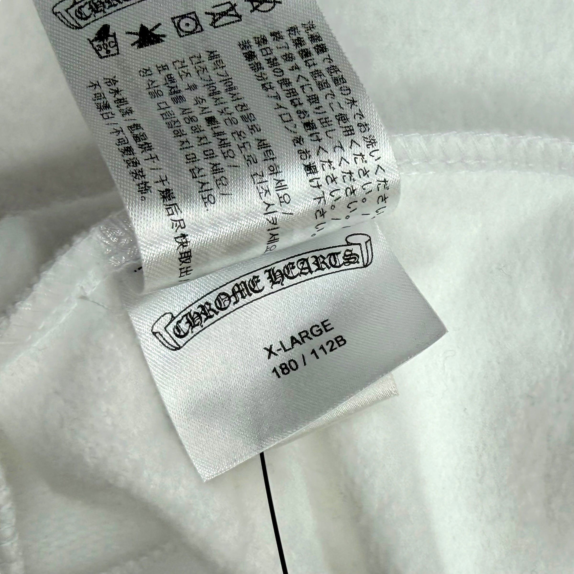 Chrome Hearts Chrome Hearts Vertical Zip Up White Hoodie XL Size US XL / EU 56 / 4 - 6 Thumbnail