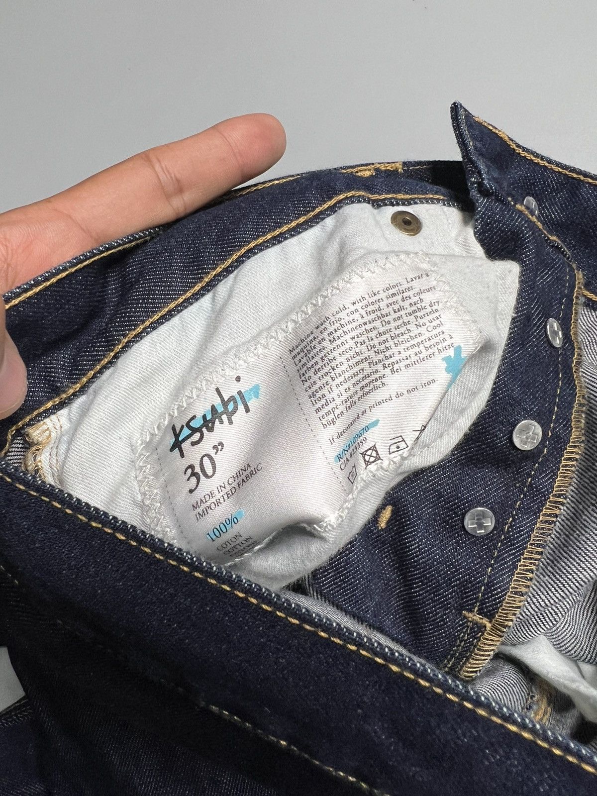 Ksubi KSUBI CHITCH RAW RINSE INDIGO Size US 30 / EU 46 - 12 Thumbnail