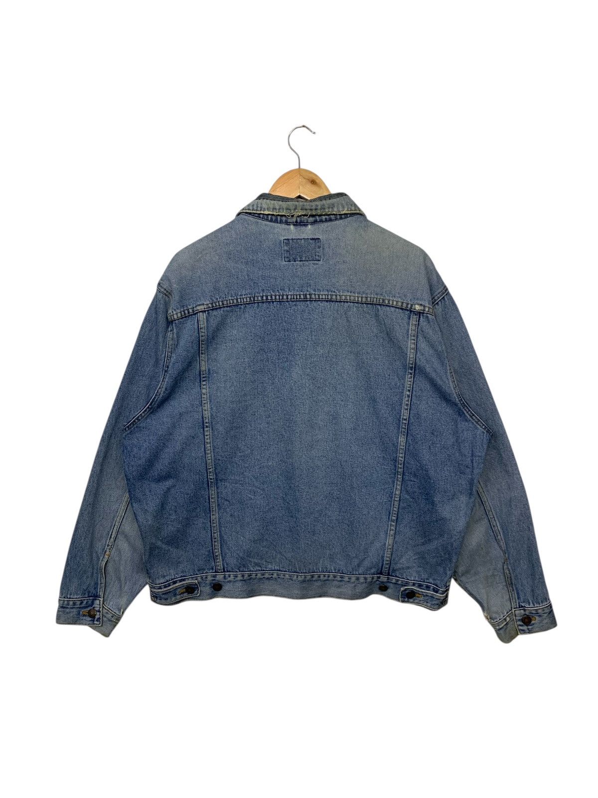 Converse × Vintage Vintage 90's Distressed Converse Jeans Jacket Size US XL / EU 56 / 4 - 3 Thumbnail