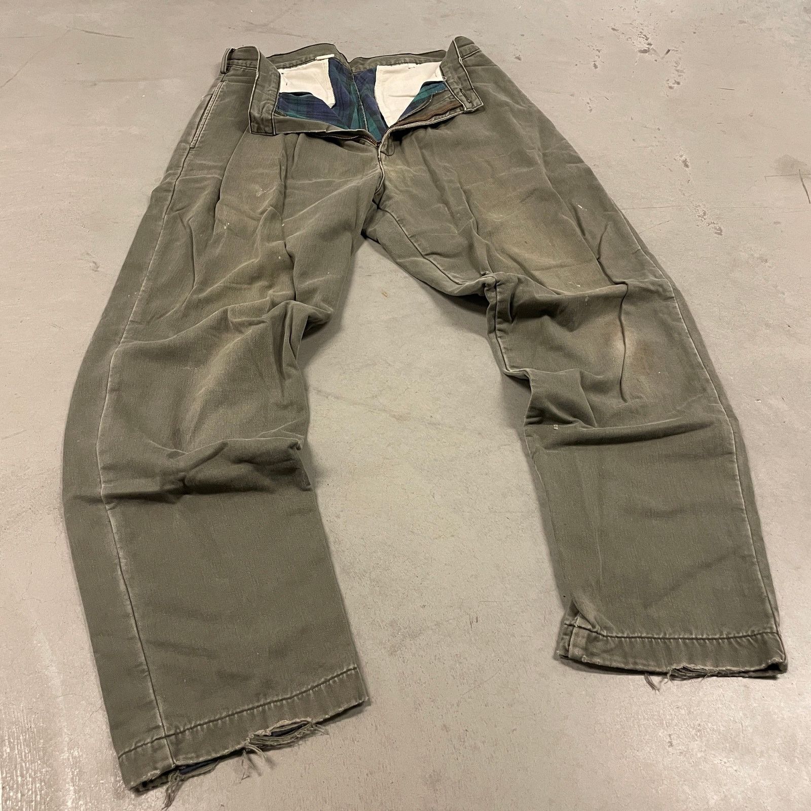 JNCO × Streetwear × Vintage Vintage 90s Garment Stage Baggy Green 
