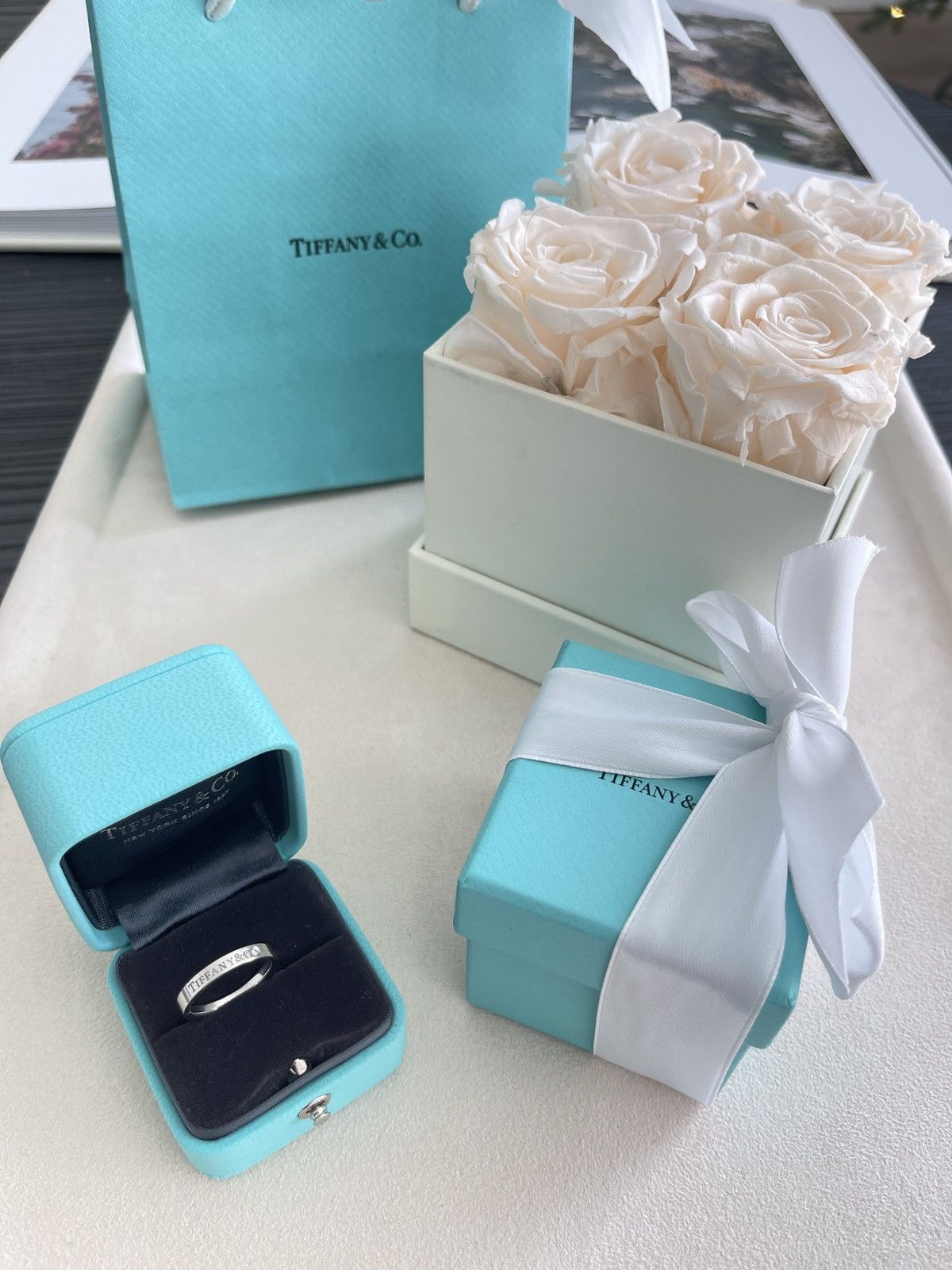Tiffany & Co. Tiffany & Co. Band Ring in Platinum Diamond 5.5 NEW $2400 Size ONE SIZE - 4 Thumbnail