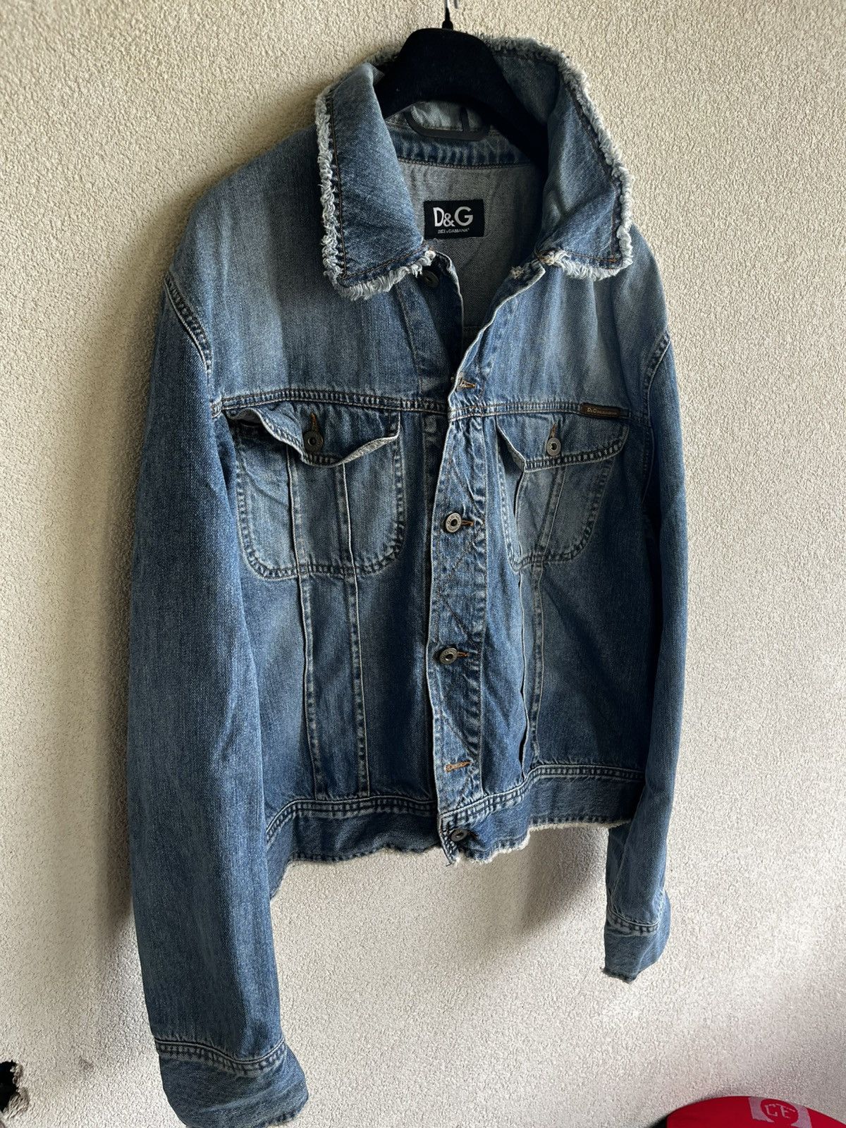 Dolce & Gabbana Dolce&Gabbana Distressed Denim Jacket Size US M / EU 48-50 / 2 - 4 Thumbnail