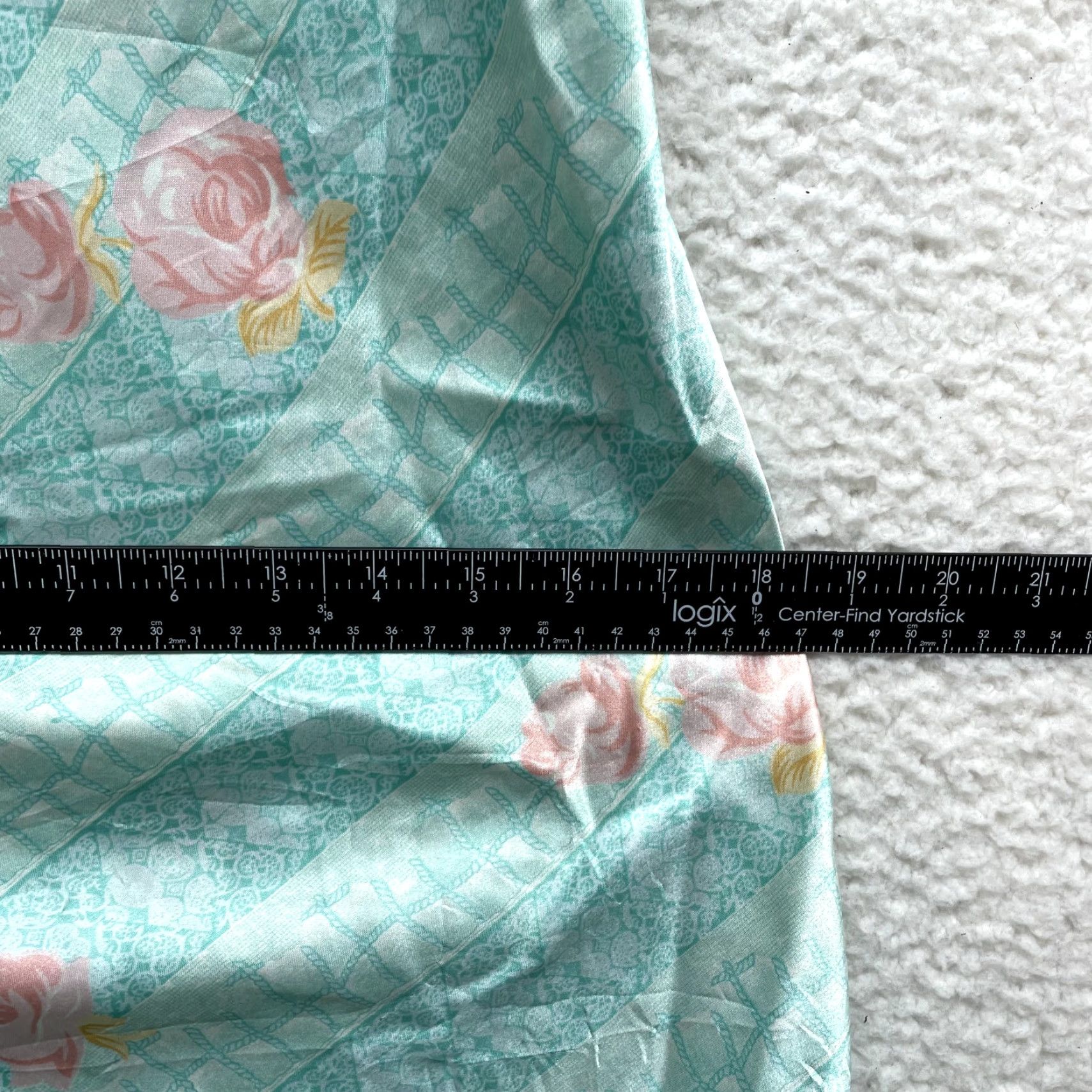 Vintage VINTAGE Slip Dress Blue Mint Floral Rose Satin Chemise Negligee Lingerie Womens M Size M / US 6-8 / IT 42-44 - 7 Thumbnail
