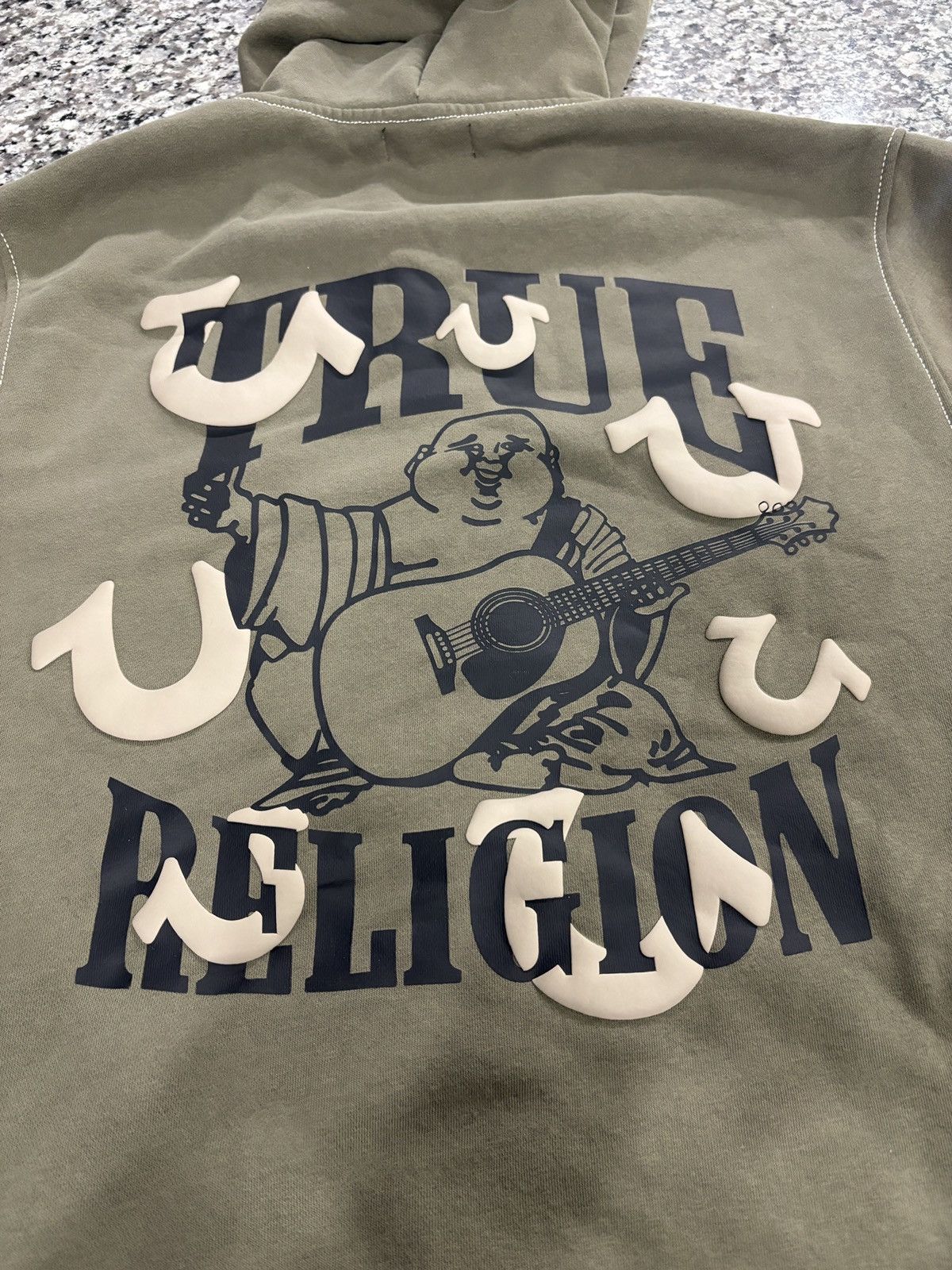 True Religion True Religion Buddha Zip Hoodie Olive Green Size XL Size US XL / EU 56 / 4 - 9 Thumbnail