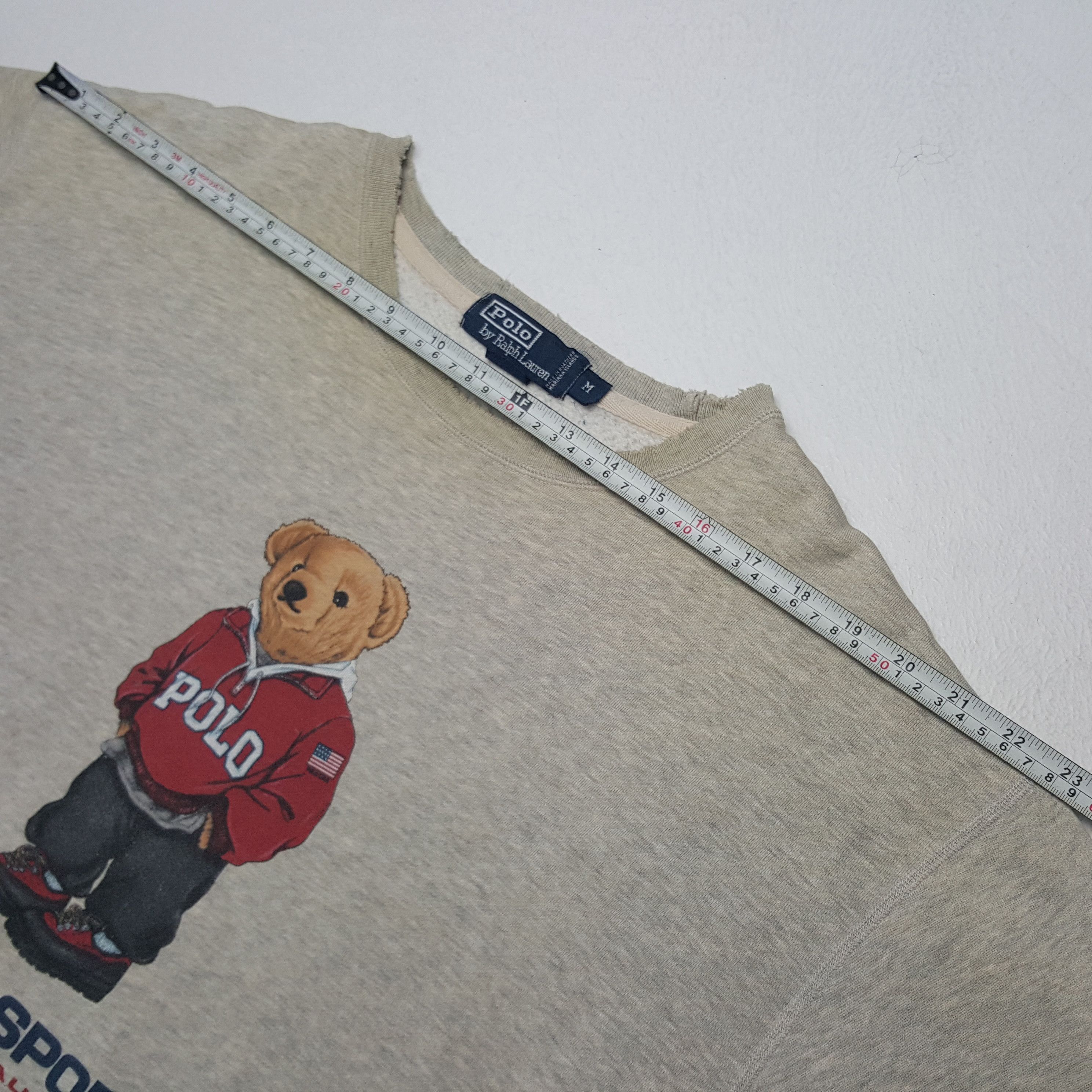 Polo Ralph Lauren × Vintage Vintage Polo Ralph Lauren Bear Sweatshirt Size US XL / EU 56 / 4 - 6 Thumbnail