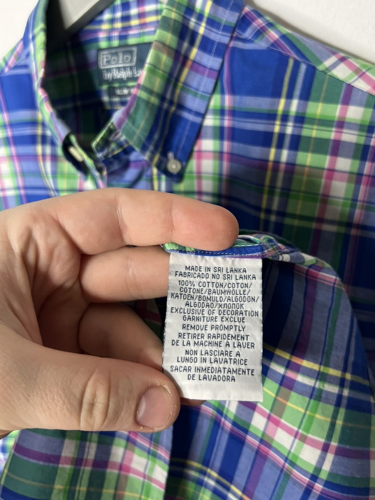 Polo Ralph Lauren Polo Ralph Lauren Plaid Multicolour Shirt Long Sleeve Size US M / EU 48-50 / 2 - 8 Thumbnail