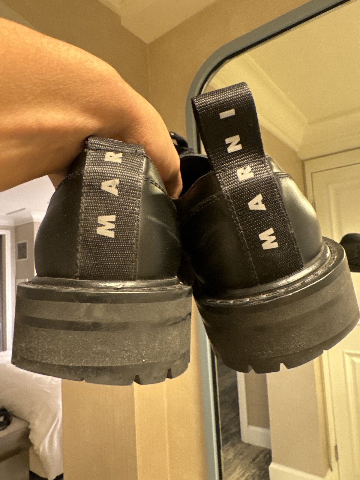 image of Marni Boots in Black, Men's (Size 9)